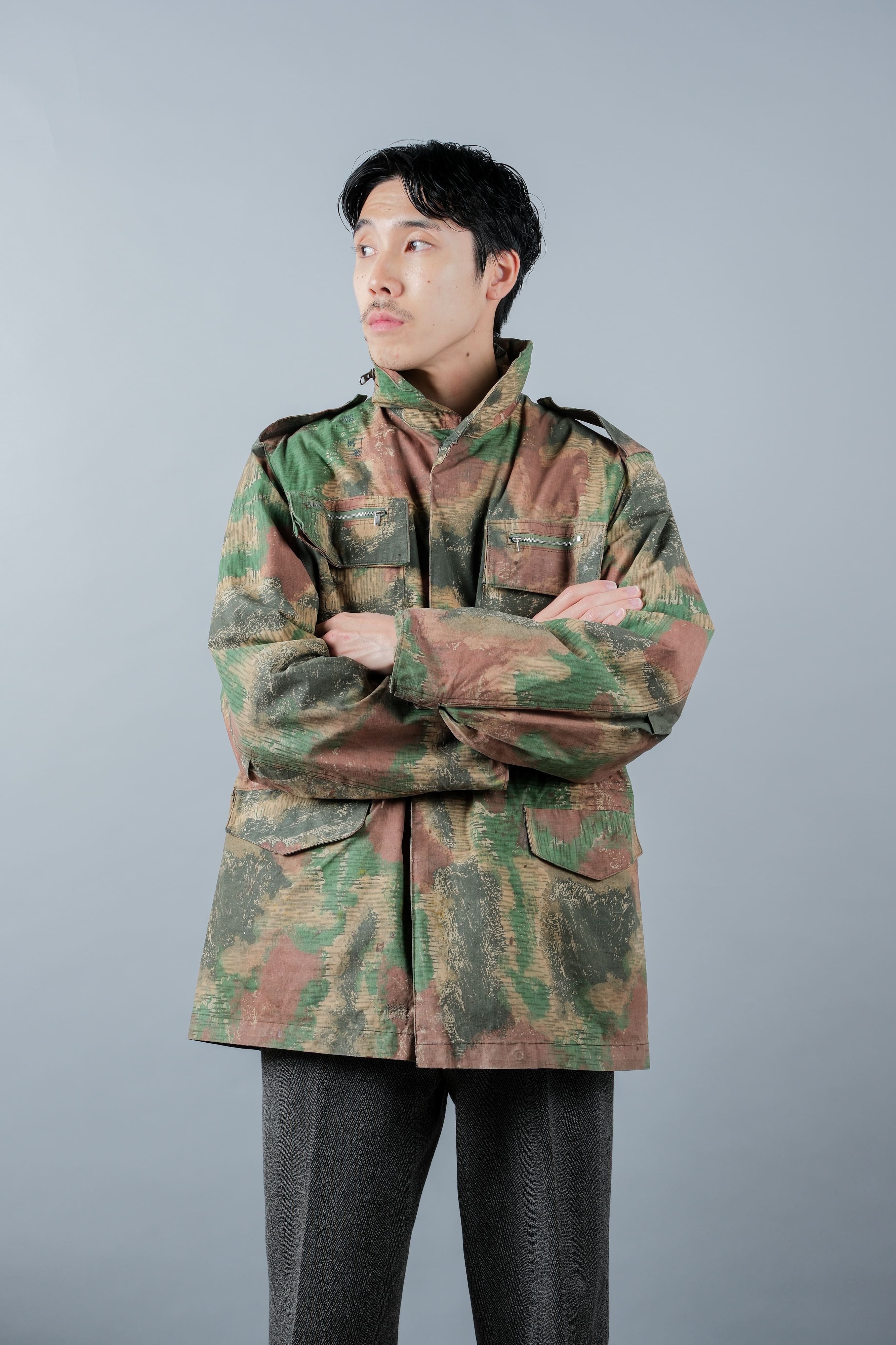 【~60's】Czechoslovakian Army Sumpfmuster Pattern Camouflage Field Jacket "Localmade"
