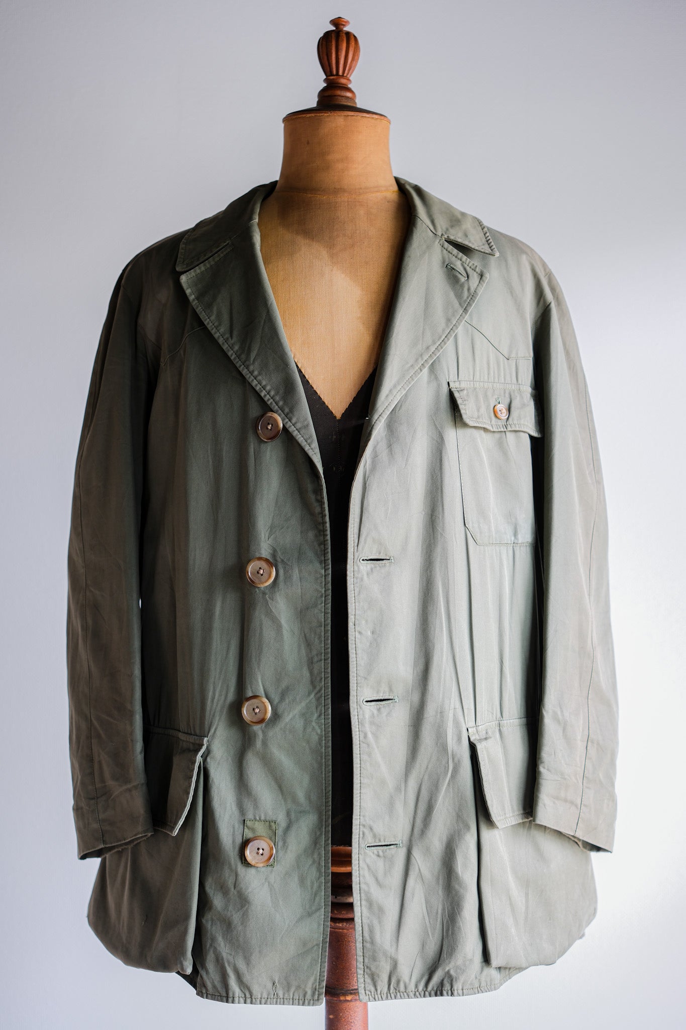 【~60’s】Vintage Grenfell Shooter Jacket Size.40 "Mountain Tag"