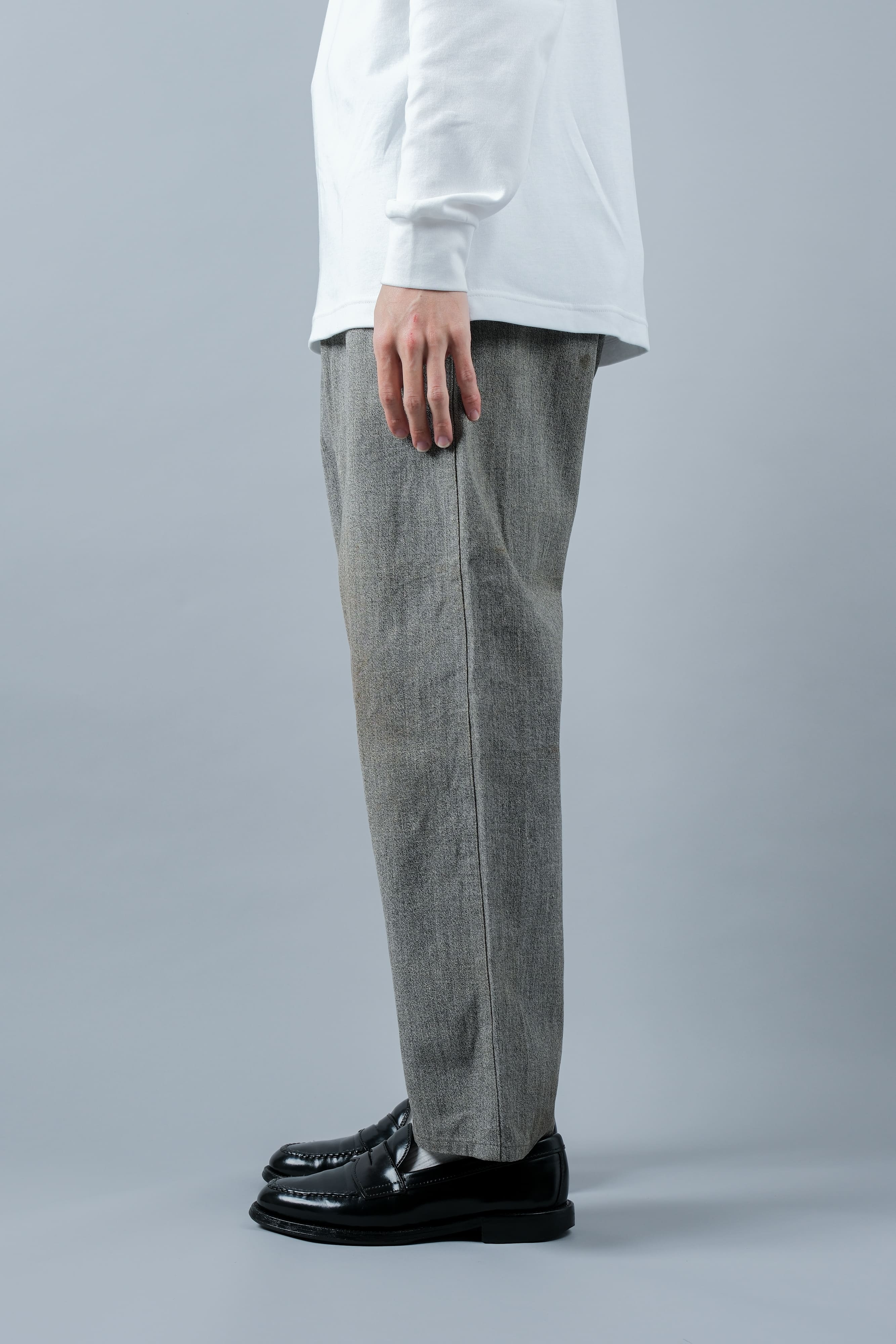 【~10's】WWI Royal Italian Army Salt & Pepper Cotton Work Trousers