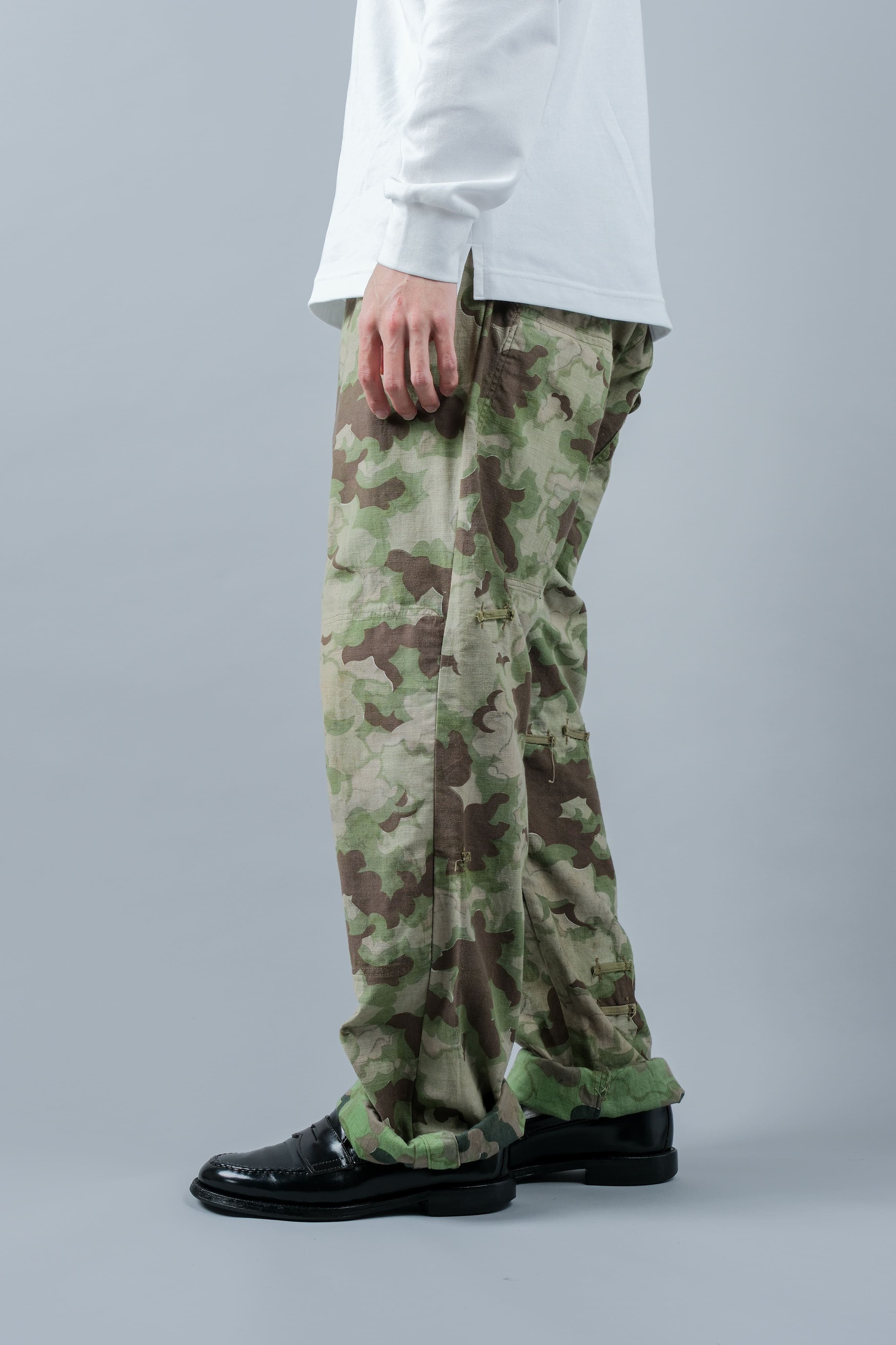 【~50's】Czechoslovakian Army Clouds Camouflage Reversible Trousers "Modified"