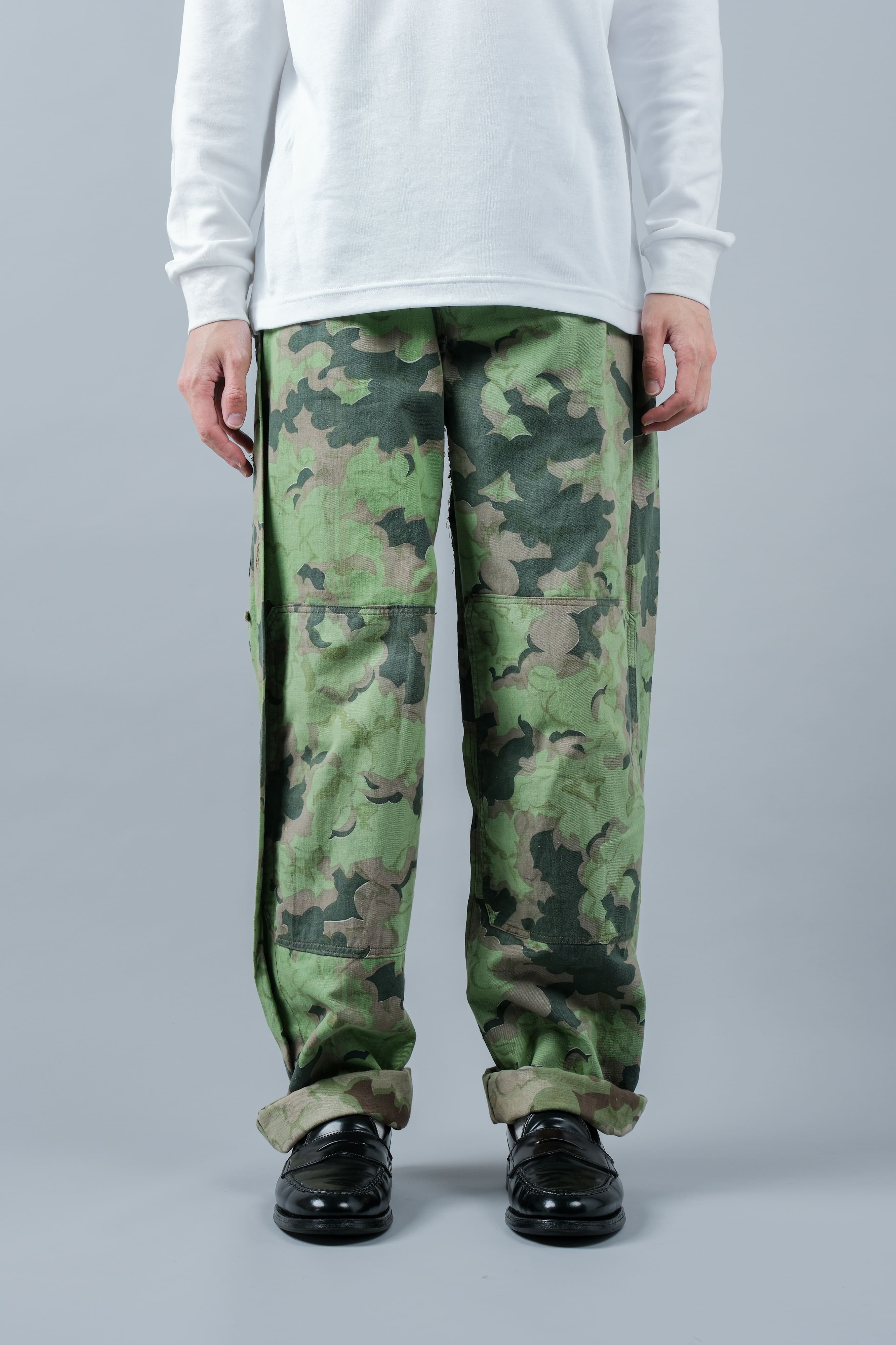 【~50's】Czechoslovakian Army Clouds Camouflage Reversible Trousers "Modified"