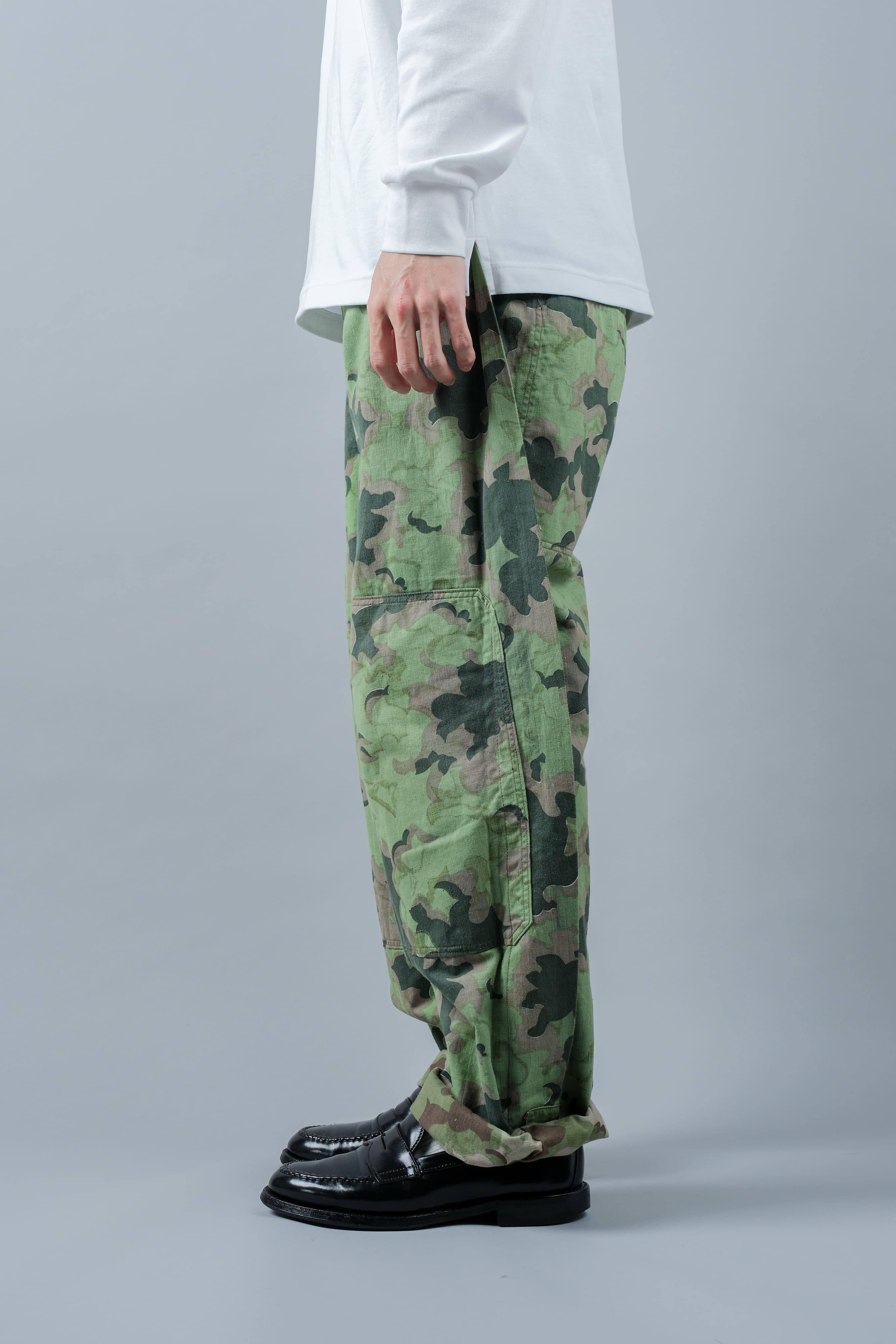 【~50's】Czechoslovakian Army Clouds Camouflage Reversible Trousers "Modified"