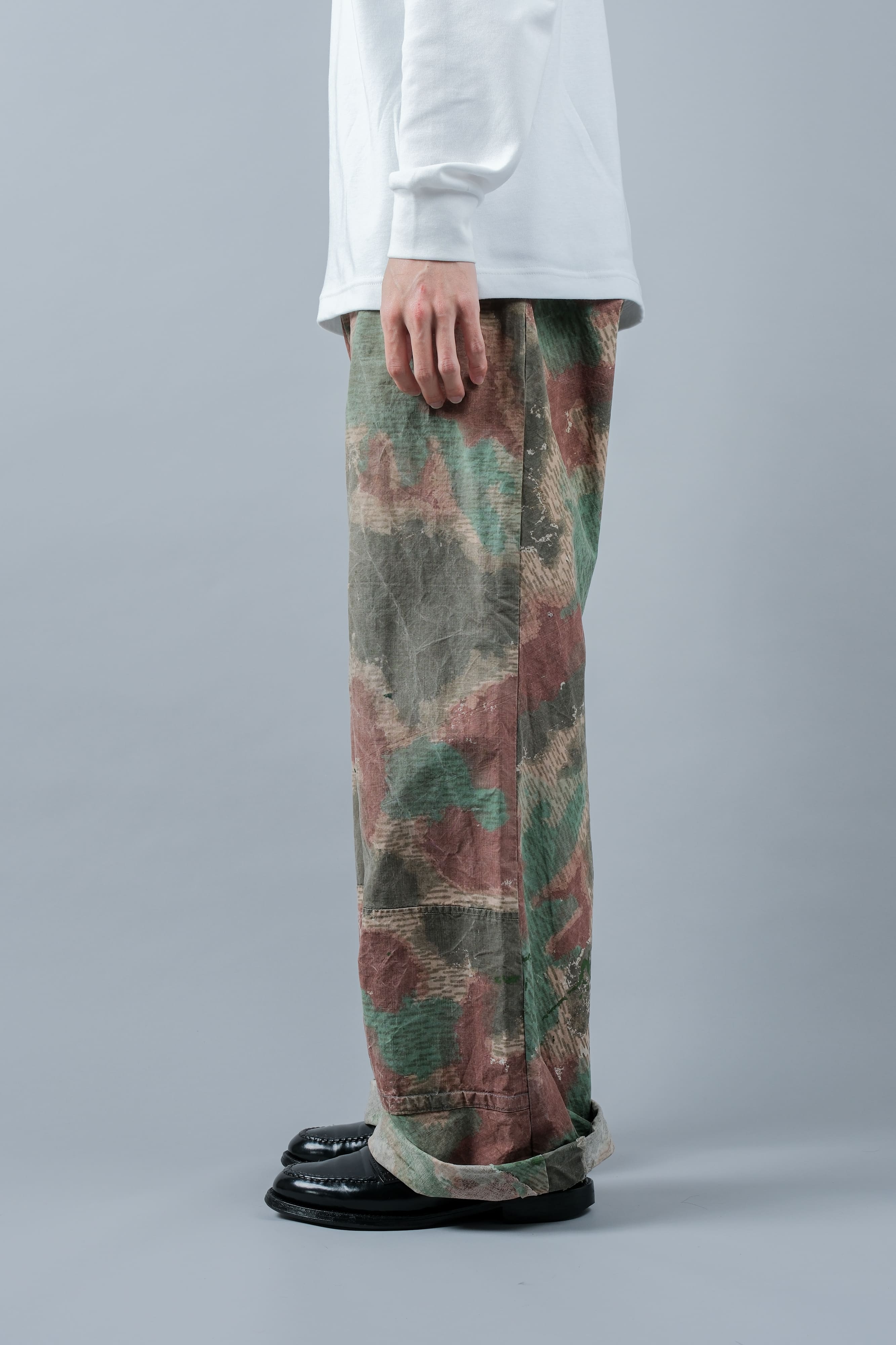 【~60's】Czechoslovakian Army Sumpfmuster Pattern Camouflage Trousers "Localmade"