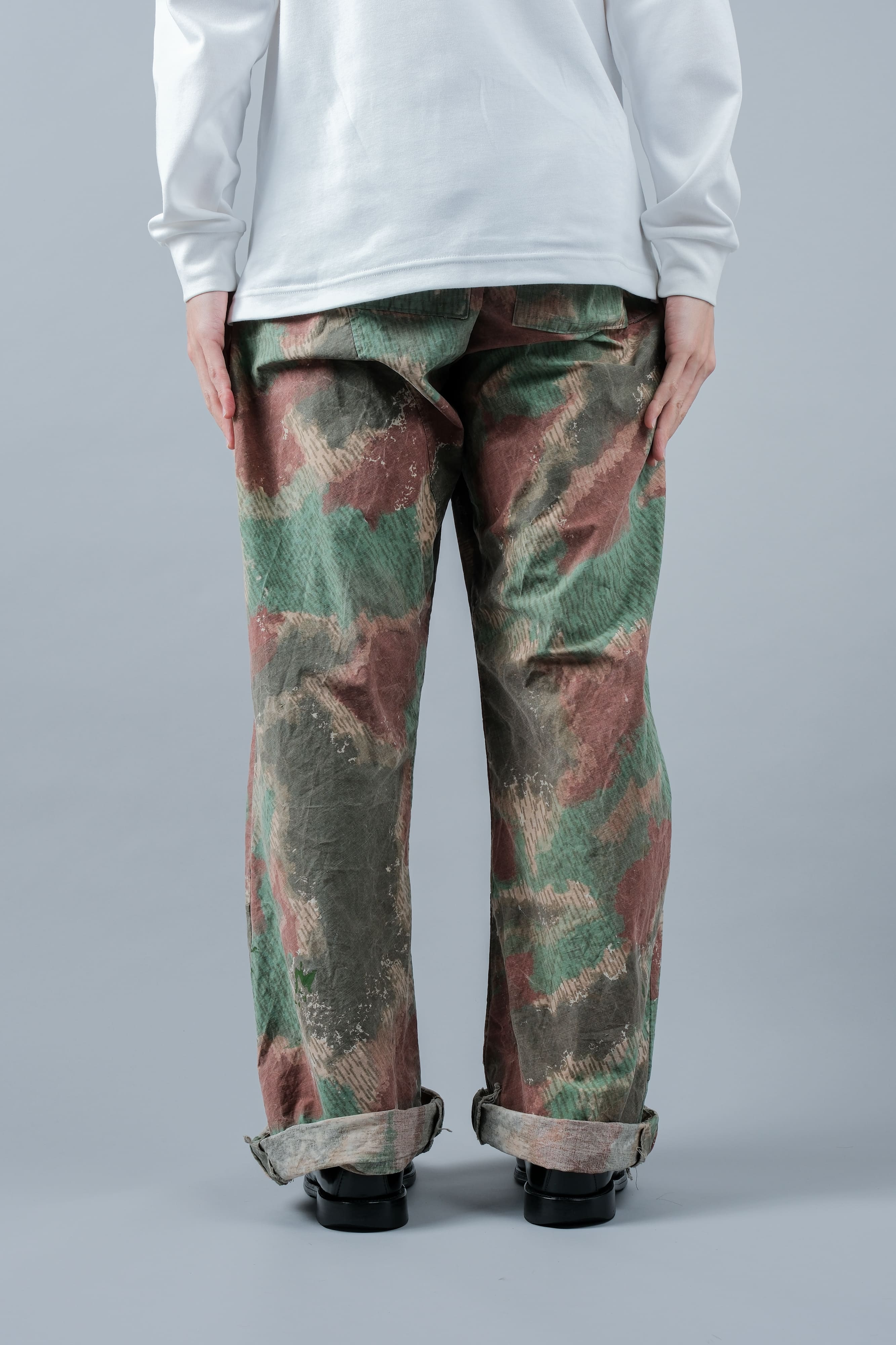 【~60's】Czechoslovakian Army Sumpfmuster Pattern Camouflage Trousers "Localmade"