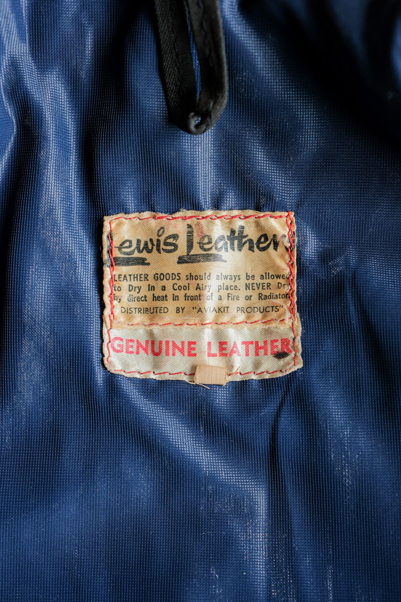 【~70’s】Vintage Lewis Leathers Red Leather Riders Jacket Size.40 "EUROPE"