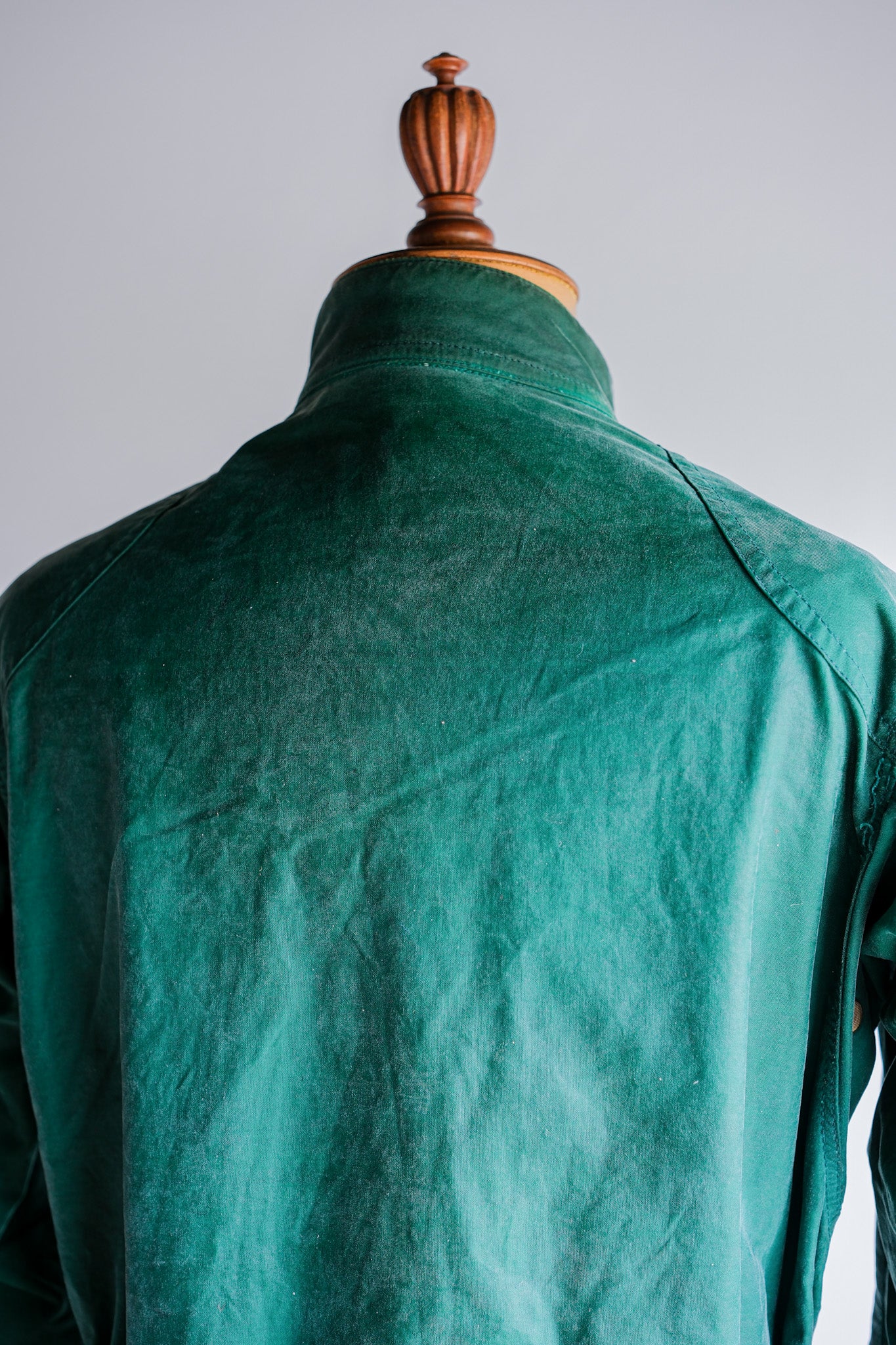 【~60's】Vintage Belstaff Green Waxed Jacket Size.38 "TRIALMASTER"
