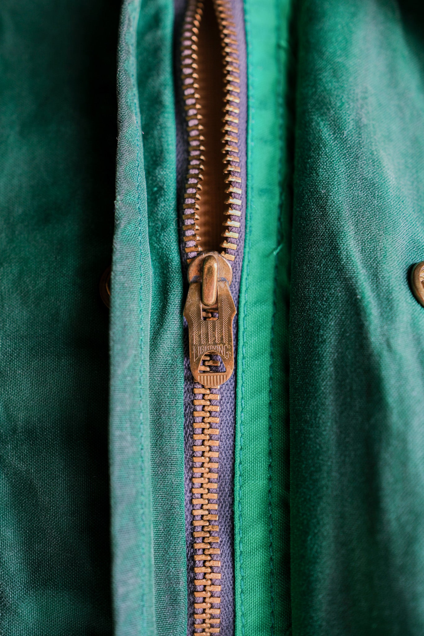 【~60's】Vintage Belstaff Green Waxed Jacket Size.38 "TRIALMASTER"