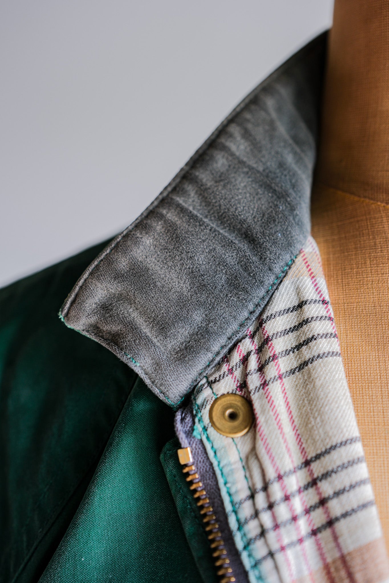 【~60's】Vintage Belstaff Green Waxed Jacket Size.38 "TRIALMASTER"