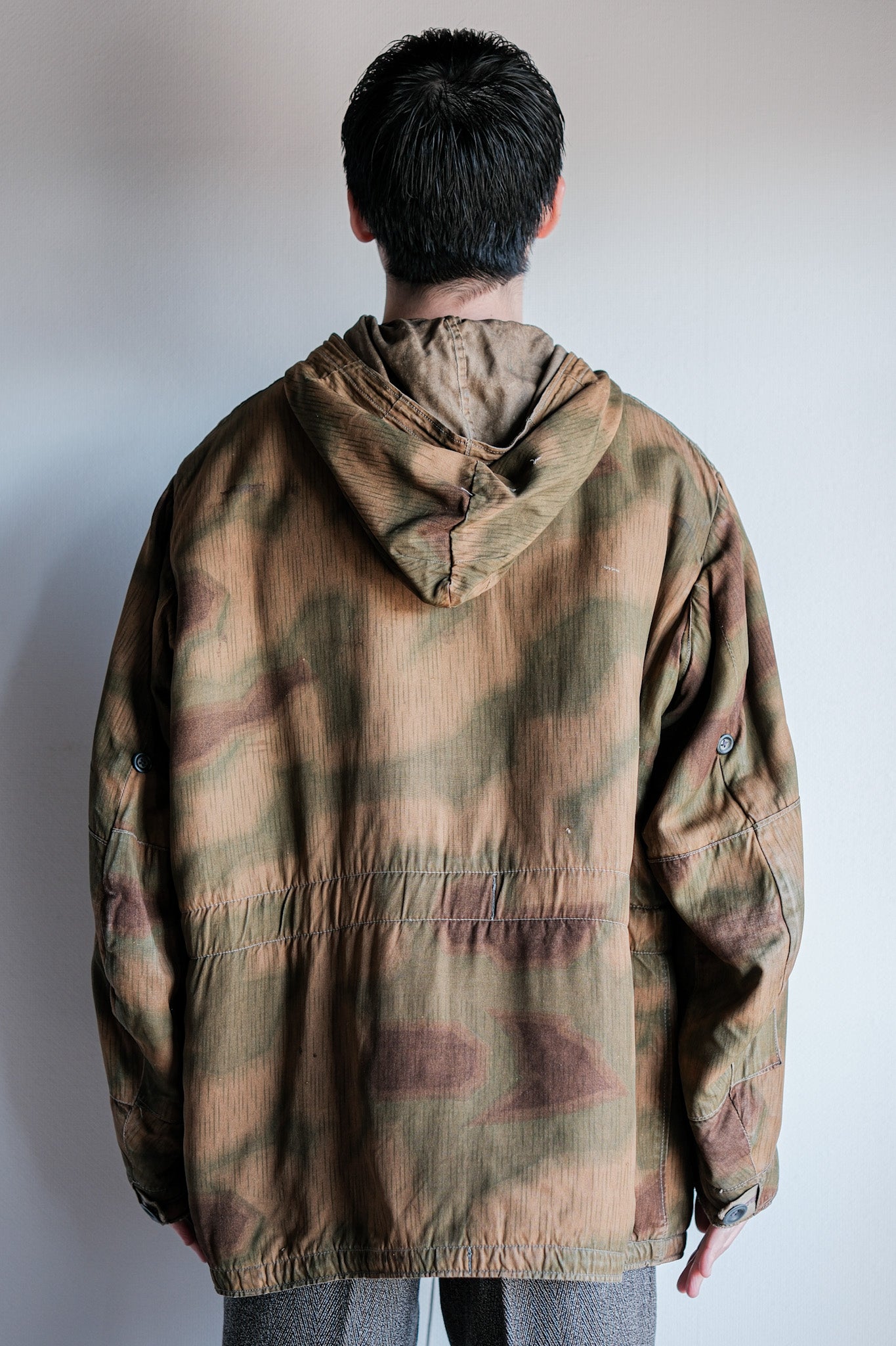 【~40's】WWⅡ German Army Sumpftarnmuster 44 Camouflage 43 Pattern Winter Parka "Wehrmacht"