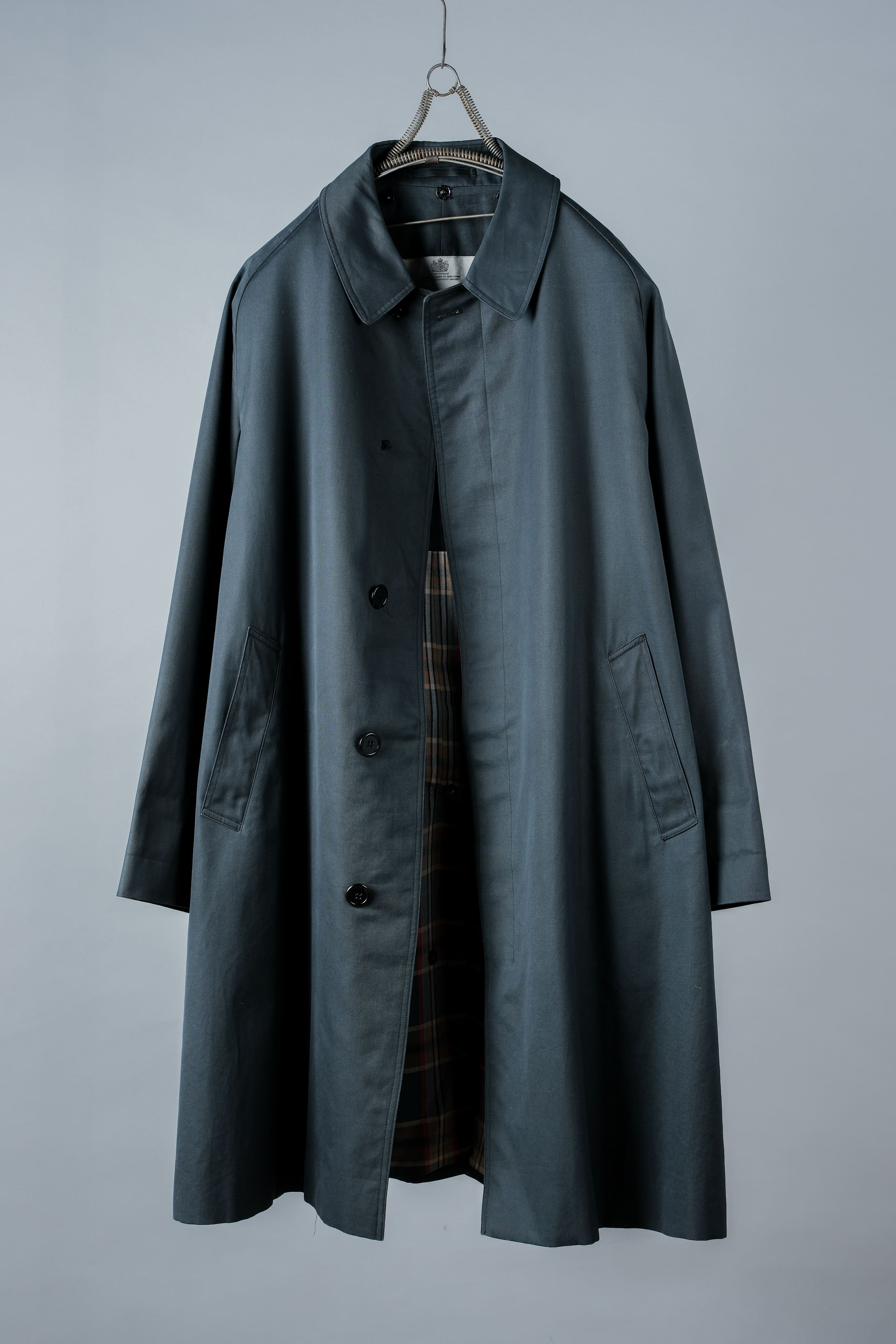 【~60's】Vintage Aquascutum Single Raglan Balmacaan Coat C100 Size.44REG "Aqua 5" "STEINHARDT 別注"