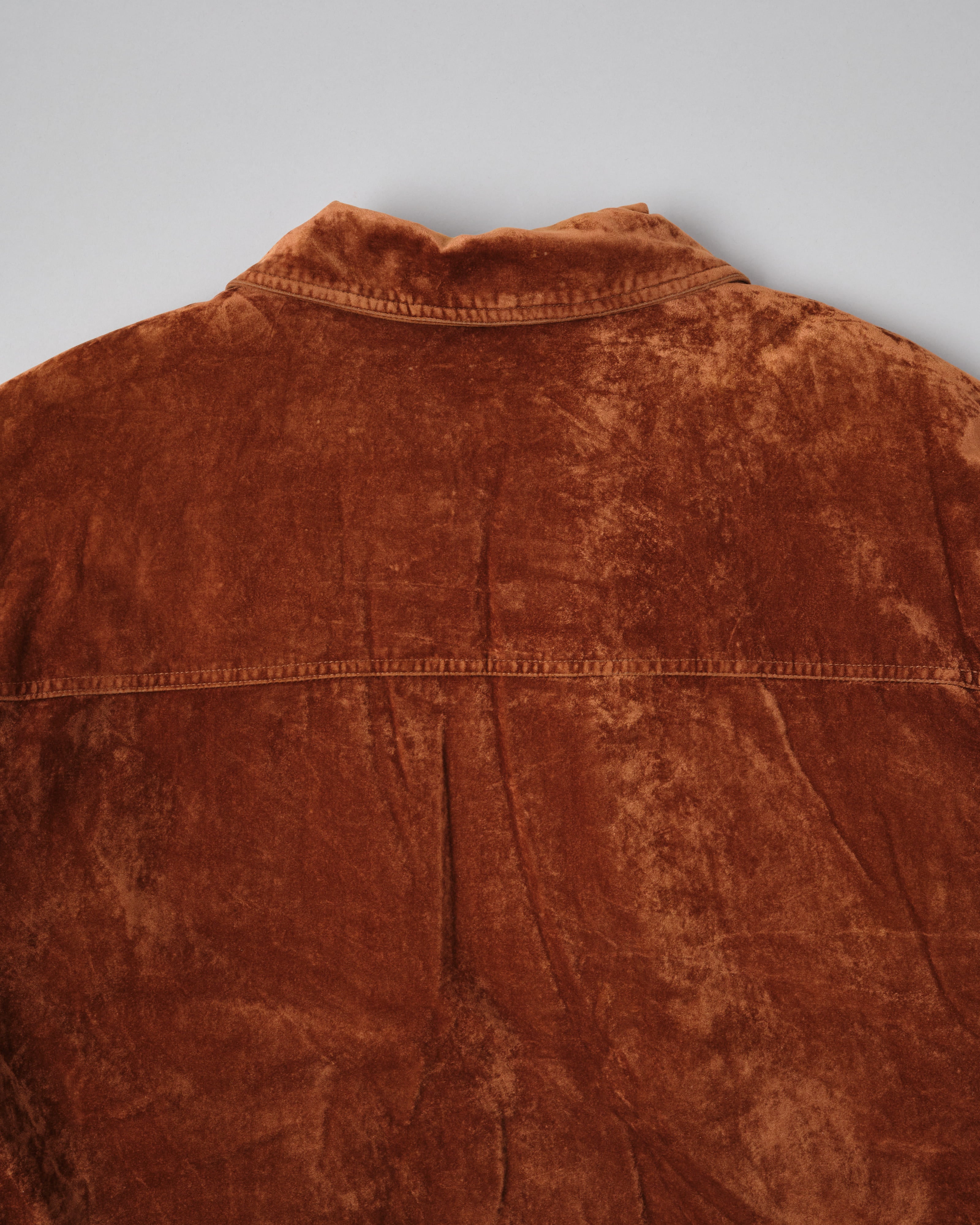 【~80's】Italian Vintage Brown Velvet Fireman Jacket Size.L "BERRY&BERRY"