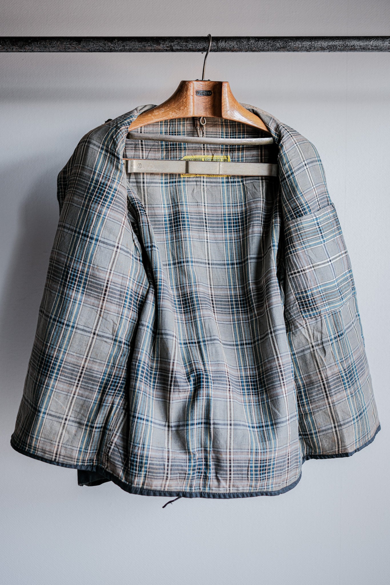 【~70's】Vintage Barbour "INTERNATIONAL LIGHTWEIGHT SUIT" Yellow Label Size.34