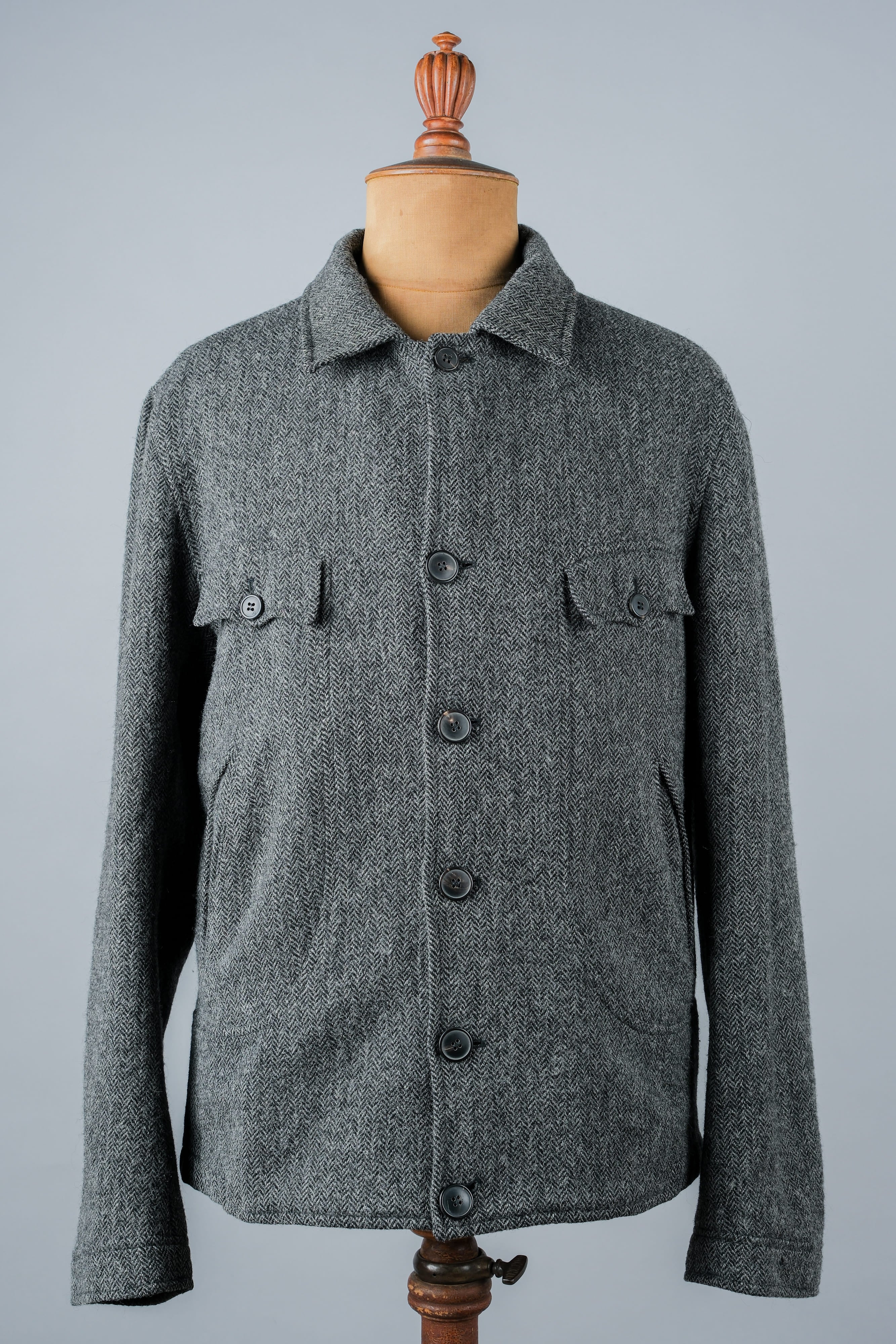 【~00’s】Old DRIES VAN NOTEN HBT Wool Jacket Size.LARGE