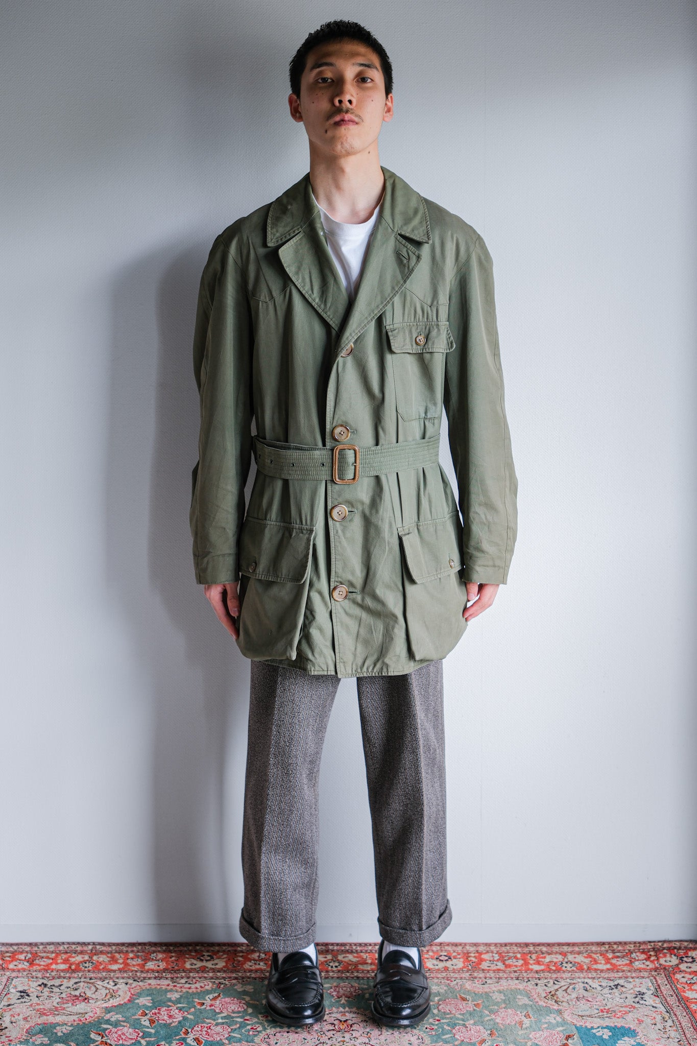 【~60’s】Vintage Grenfell Shooter Jacket Size.40 "Mountain Tag"