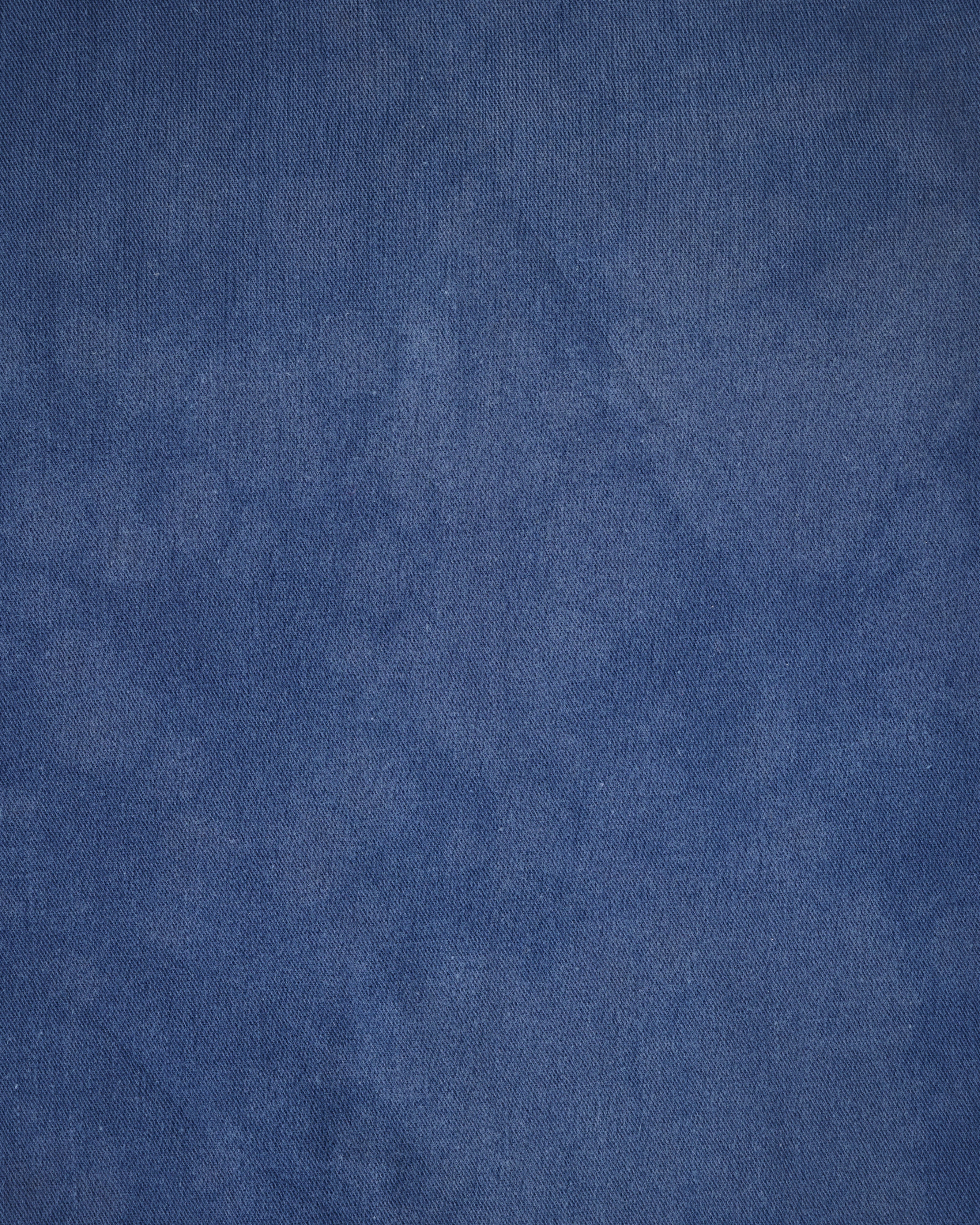 【~50’s】French Vintage Blue Cotton Twill Grandpa Shirt Size.41 "Adolphe Lafont"