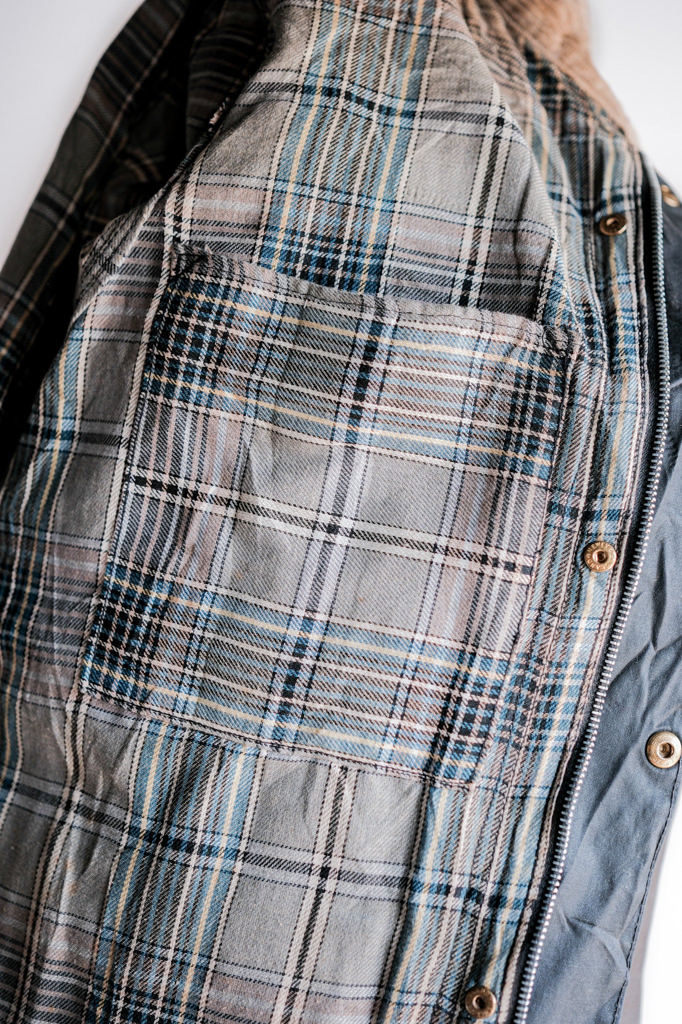 【~70's】Vintage Barbour "INTERNATIONAL LIGHTWEIGHT SUIT" Yellow Label Size.34