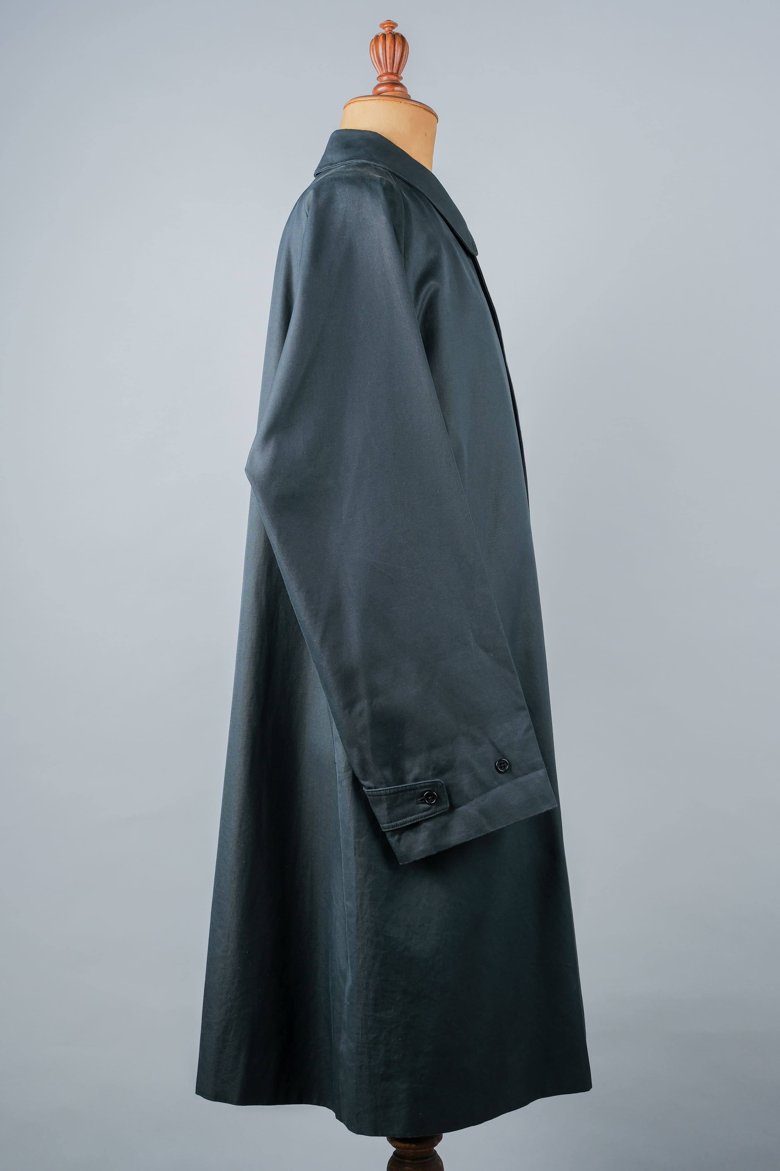 【~60's】Vintage Aquascutum Single Raglan Balmacaan Coat C100 Size.44REG "Aqua 5" "STEINHARDT 別注"