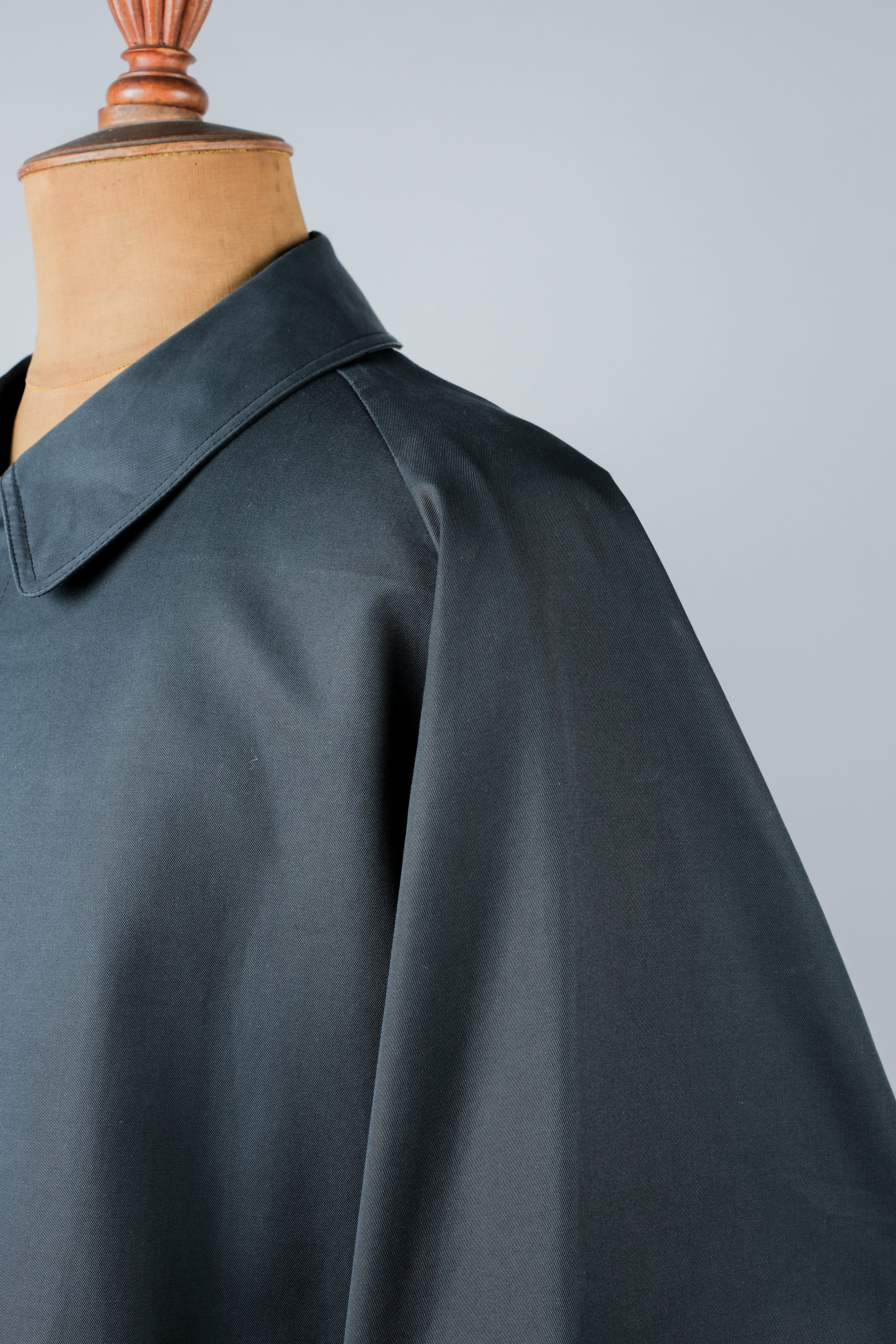 【~60's】Vintage Aquascutum Single Raglan Balmacaan Coat C100 Size.44REG "Aqua 5" "STEINHARDT 別注"