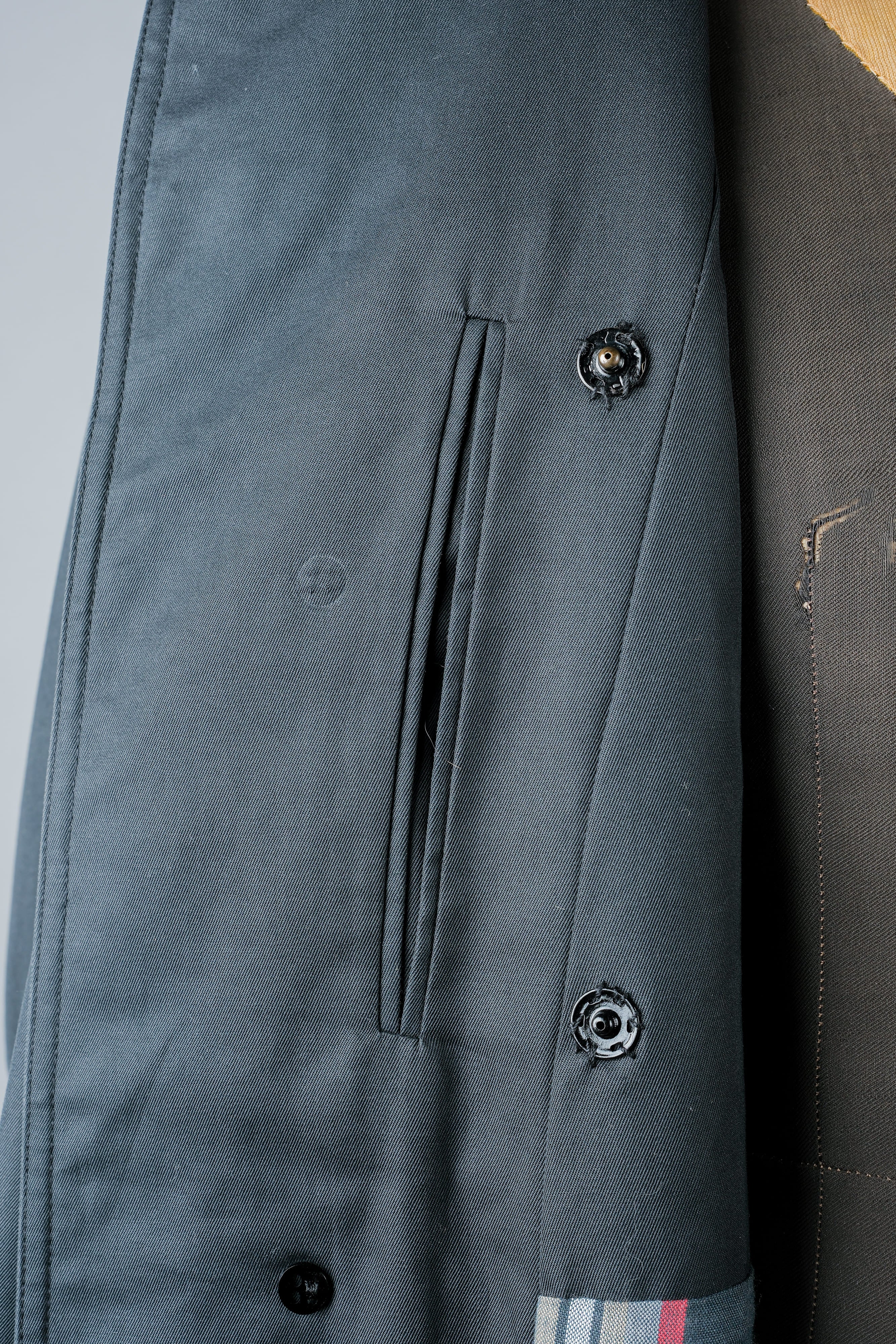 【~60's】Vintage Aquascutum Single Raglan Balmacaan Coat C100 Size.44REG "Aqua 5" "STEINHARDT 別注"