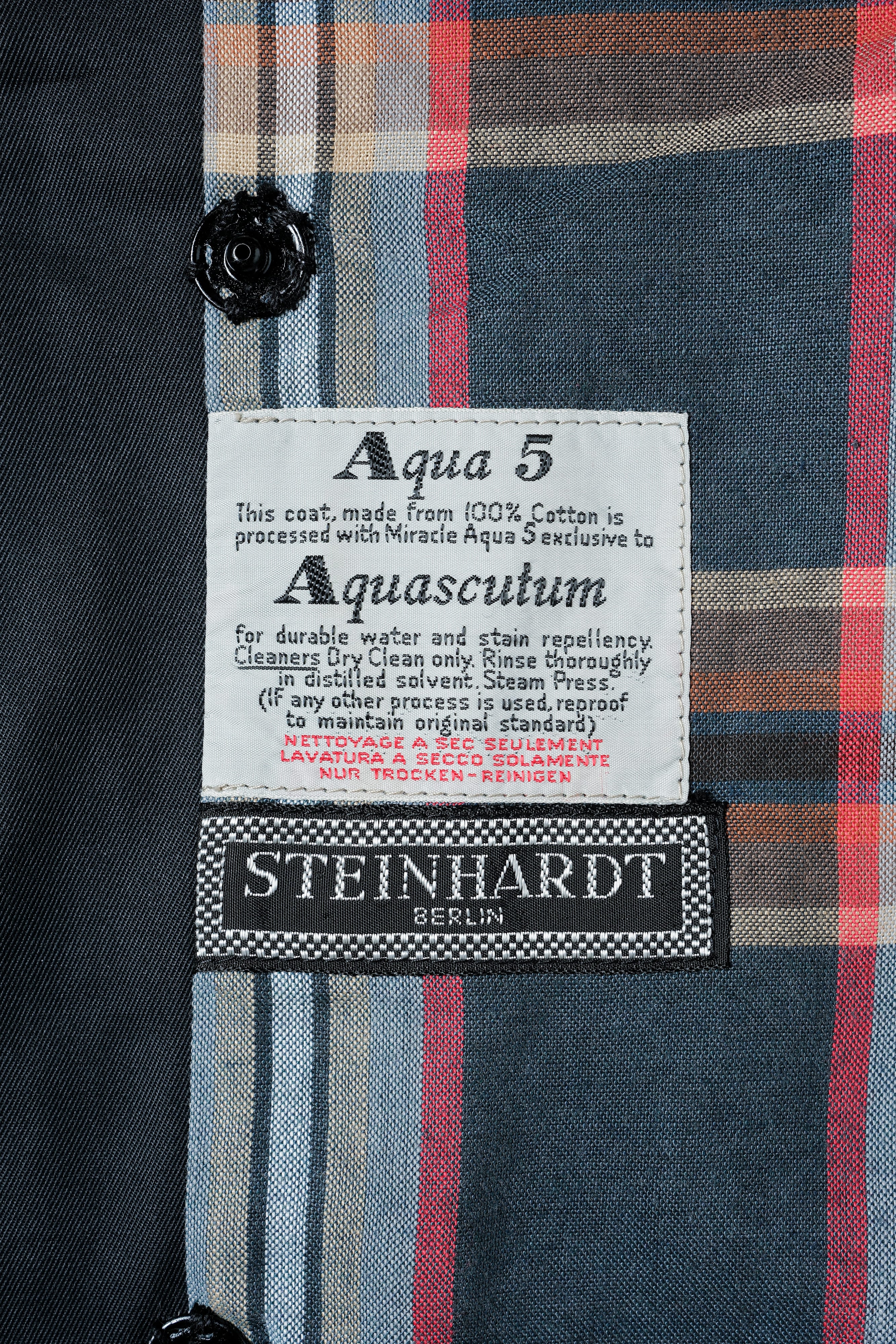 【~60's】Vintage Aquascutum Single Raglan Balmacaan Coat C100 Size.44REG "Aqua 5" "STEINHARDT 別注"