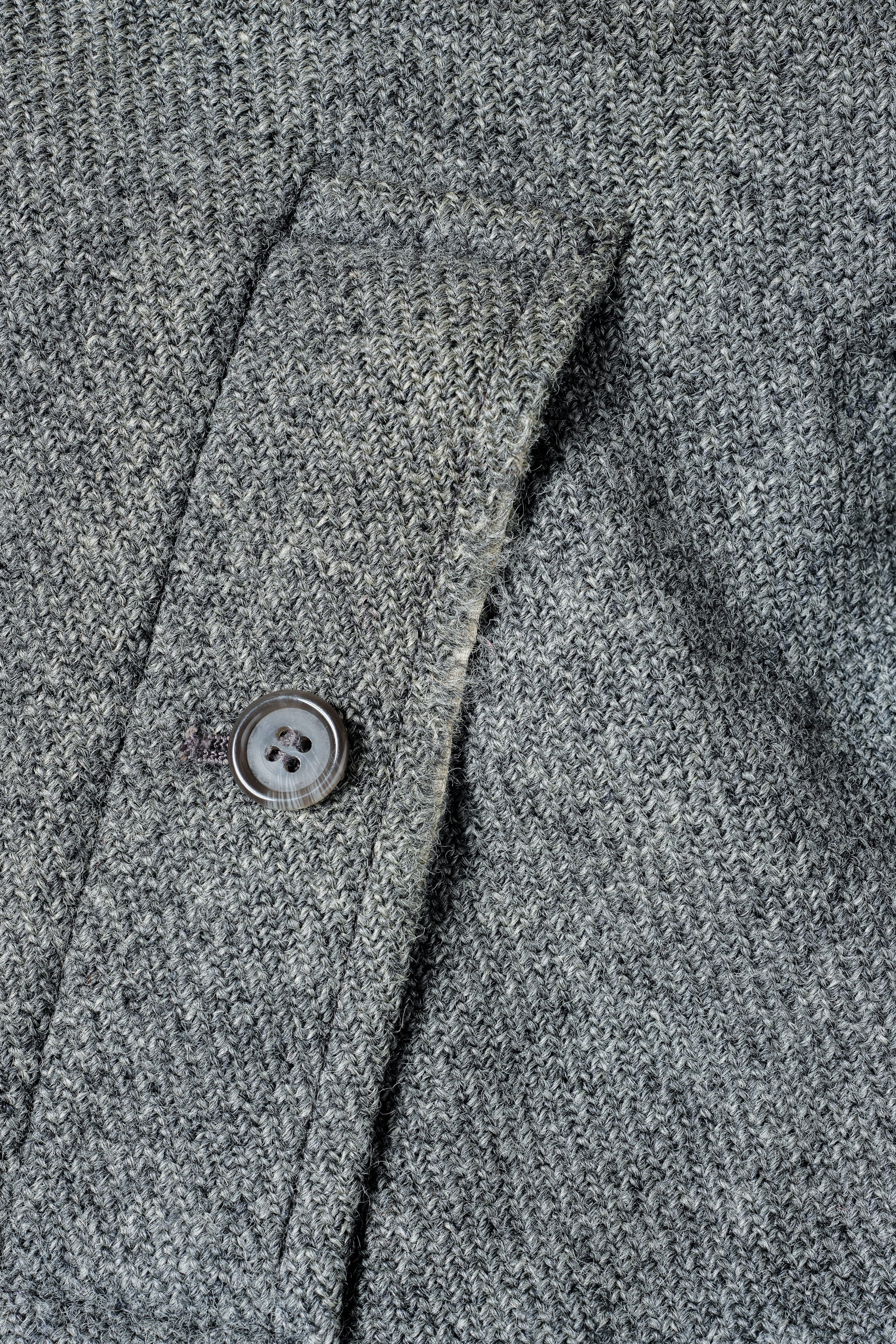 【~80's】Vintage Burberrys Saddle Shoulder Wool Balmacaan Coat Size.50RL "HARRIS TWEED" "Modified"