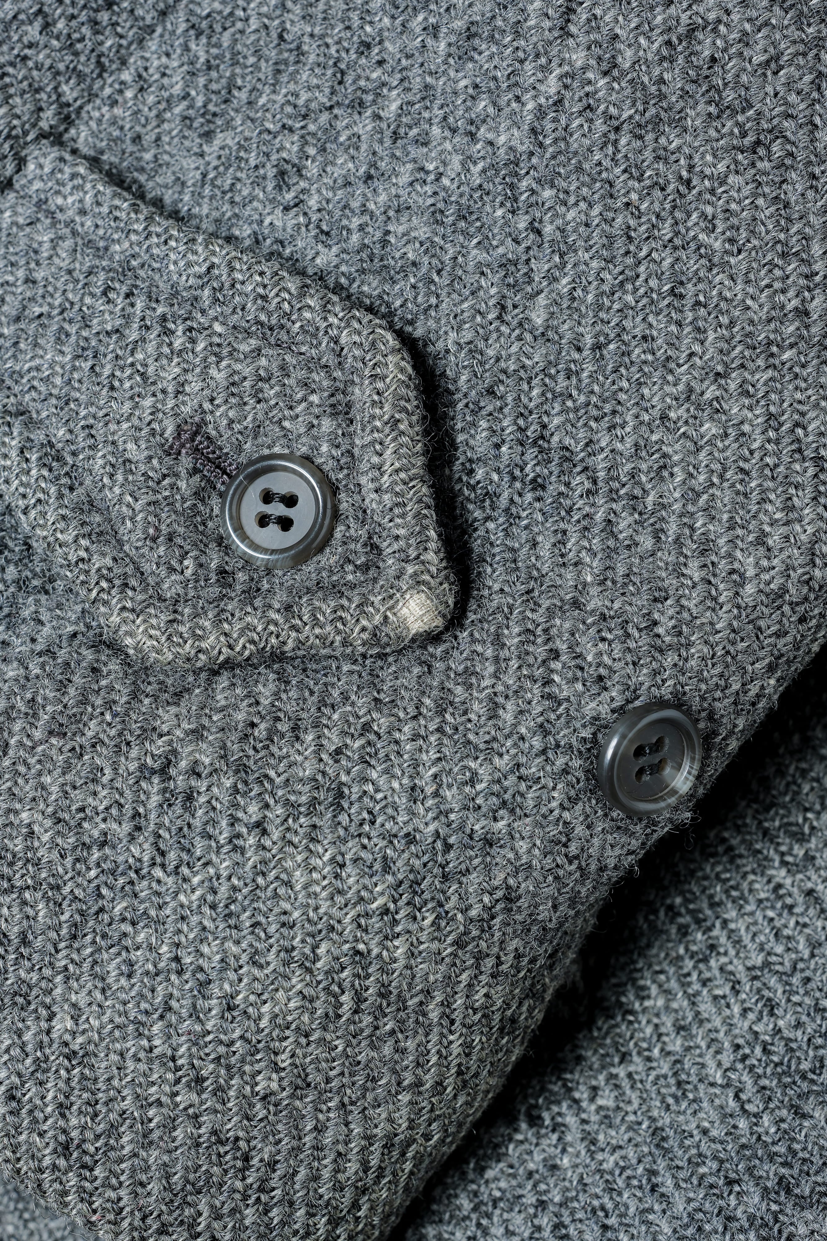 【~80's】Vintage Burberrys Saddle Shoulder Wool Balmacaan Coat Size.50RL "HARRIS TWEED" "Modified"
