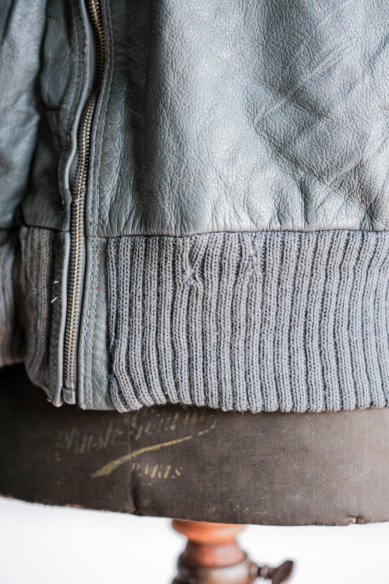 【~70’s】West German Air Force Pilot Leather Jacket Size.170/100