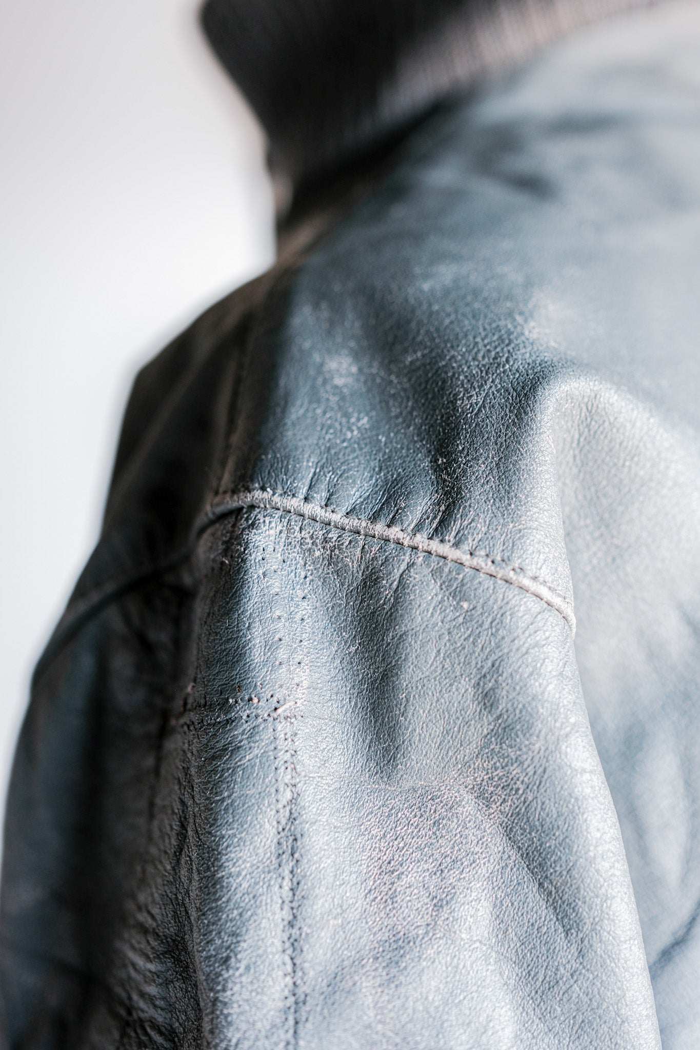 【~70’s】West German Air Force Pilot Leather Jacket Size.170/100