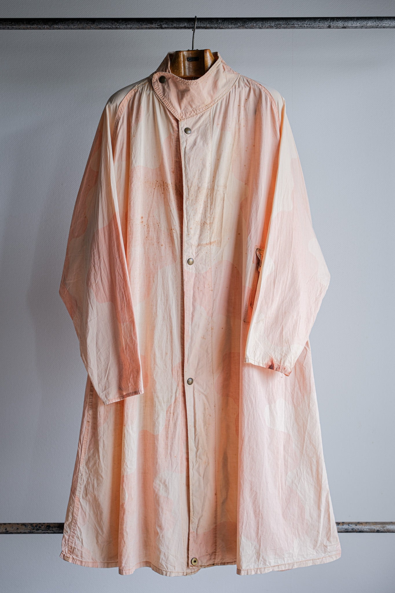 【~40's】WWⅡ British Army Pink Camouflage Anti Gas Cape