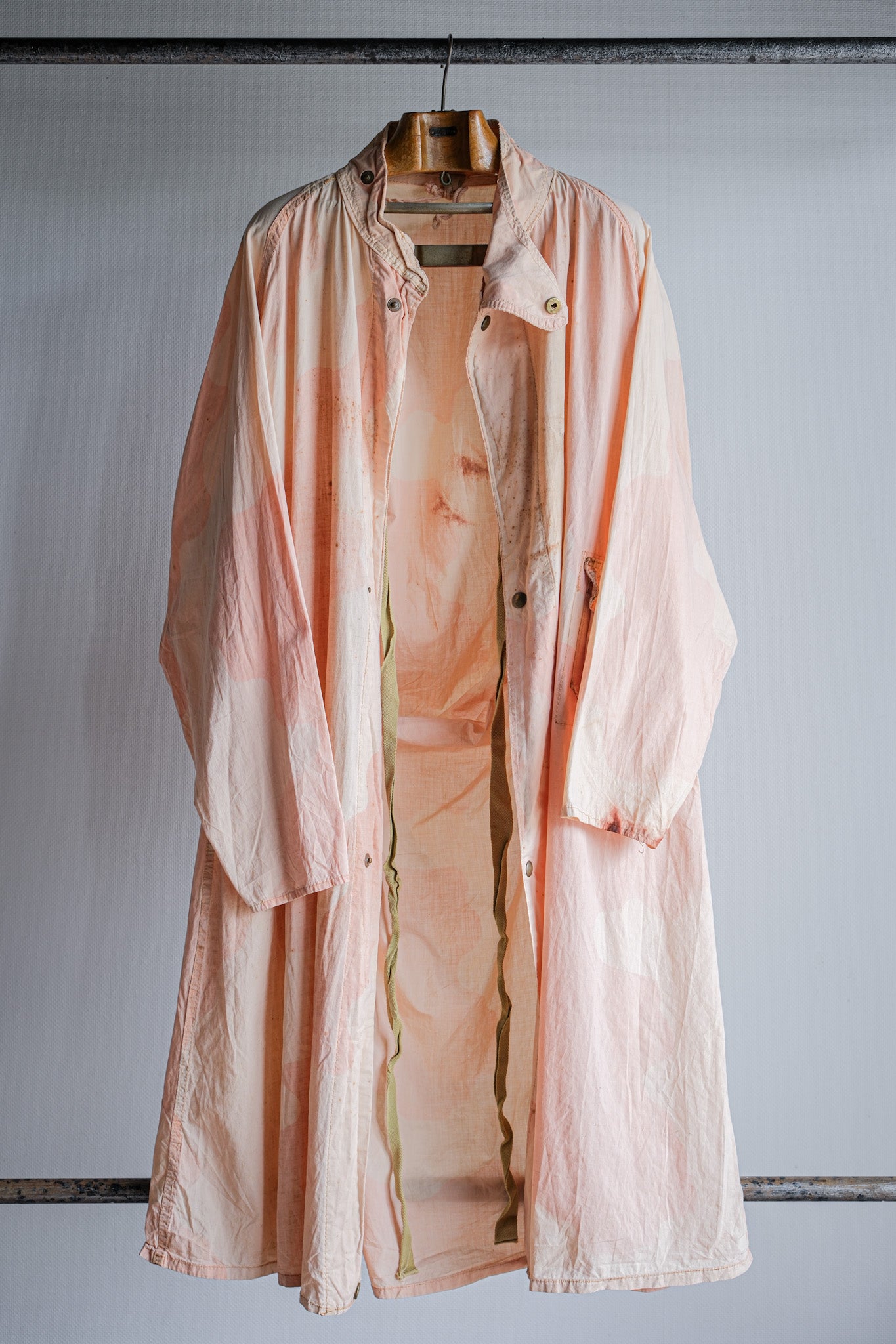 【~40's】WWⅡ British Army Pink Camouflage Anti Gas Cape