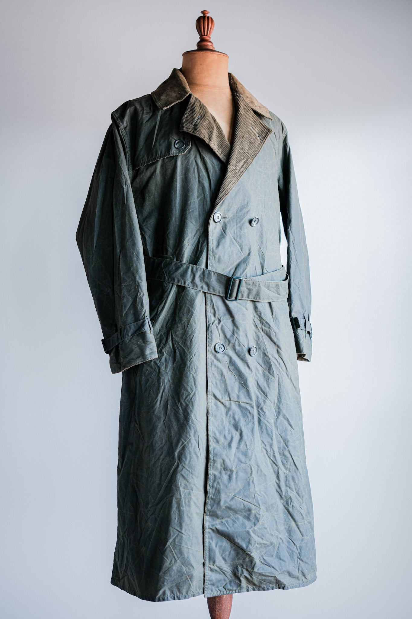 【~90's】Vintage Barbour "TRENCH COAT" 3 Crest