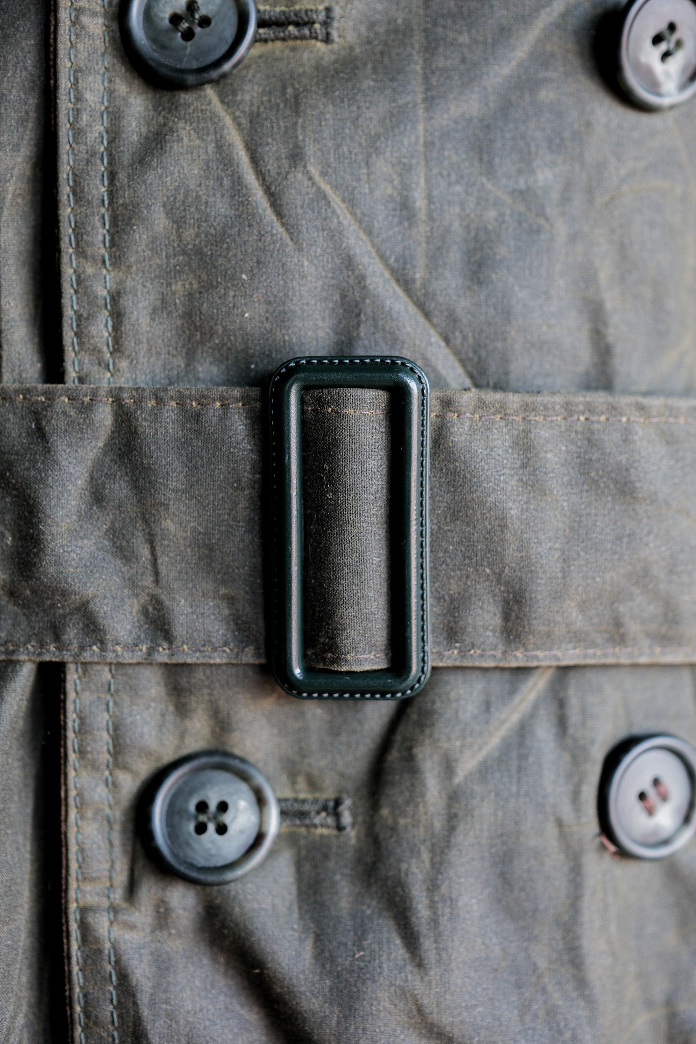【~90's】Vintage Barbour "TRENCH COAT" 3 Crest