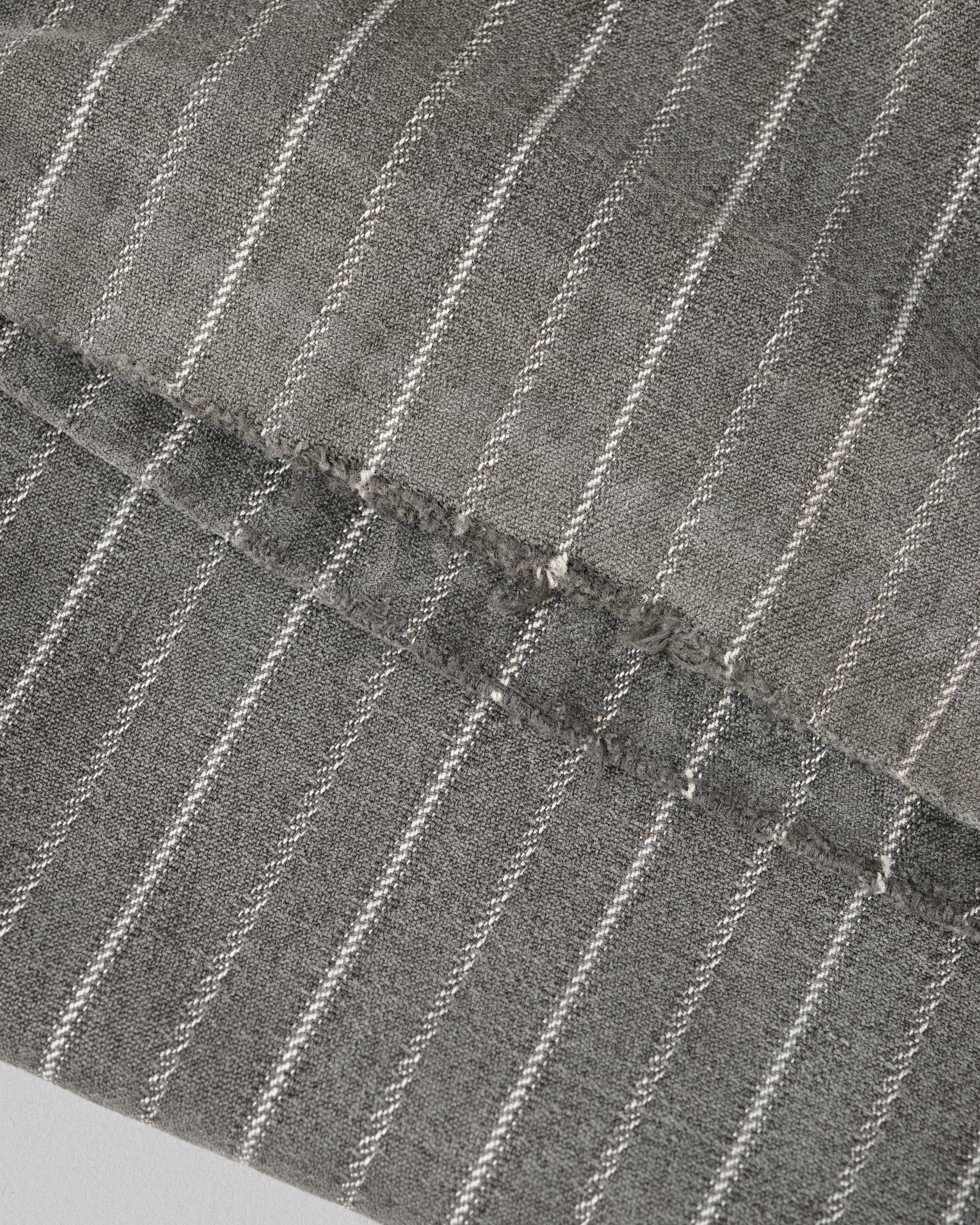 【~40’s】French Vintage Cotton Striped Work Pants "Le Mont St Michel"