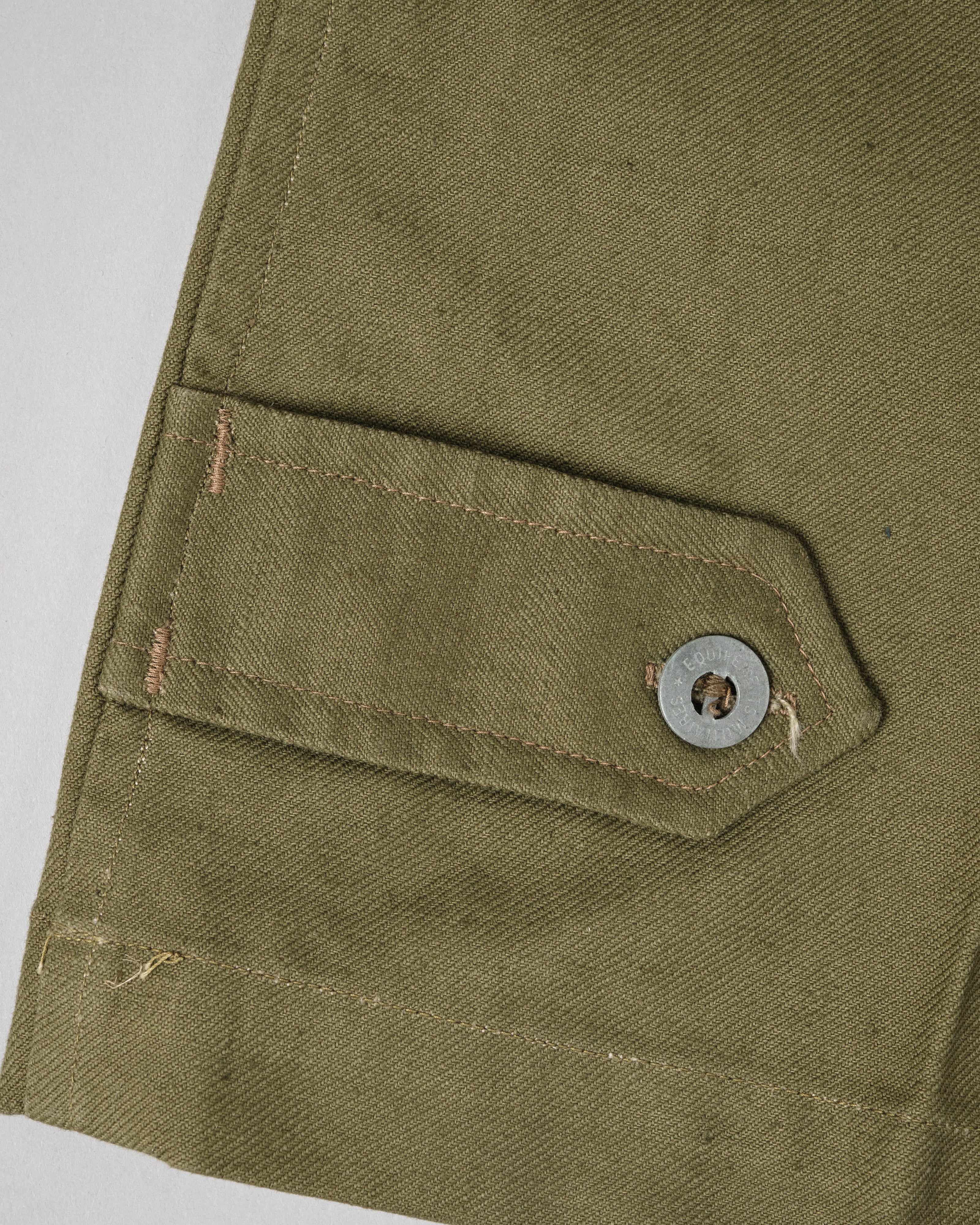【~40's】French Army M47 Field Trousers With 3 Top Buttons Size.100XC "1st Type" "Dead Stock"