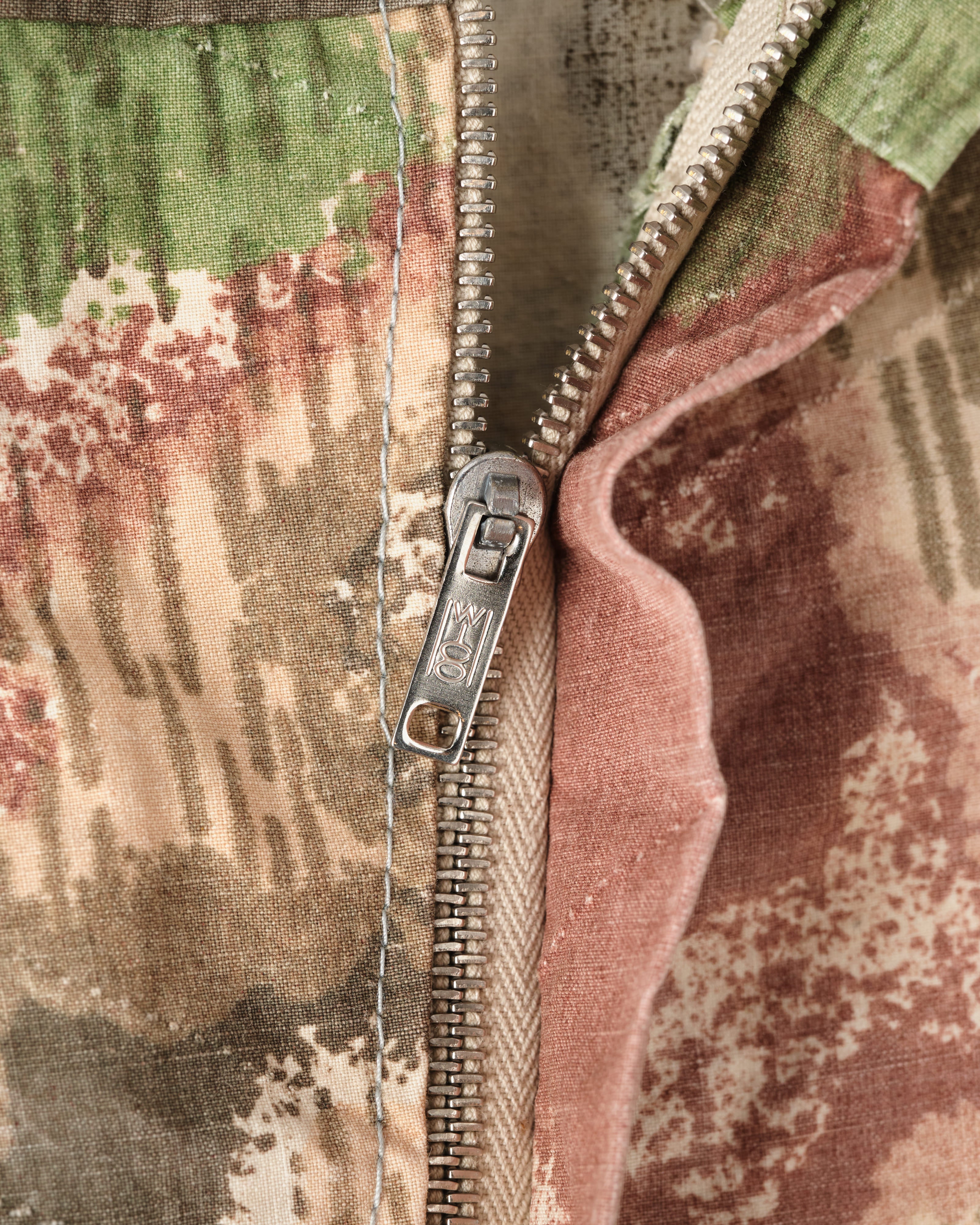 【~60's】Czechoslovakian Army Sumpfmuster Pattern Camouflage 2 Tuck Double Knee Trousers "Localmade"