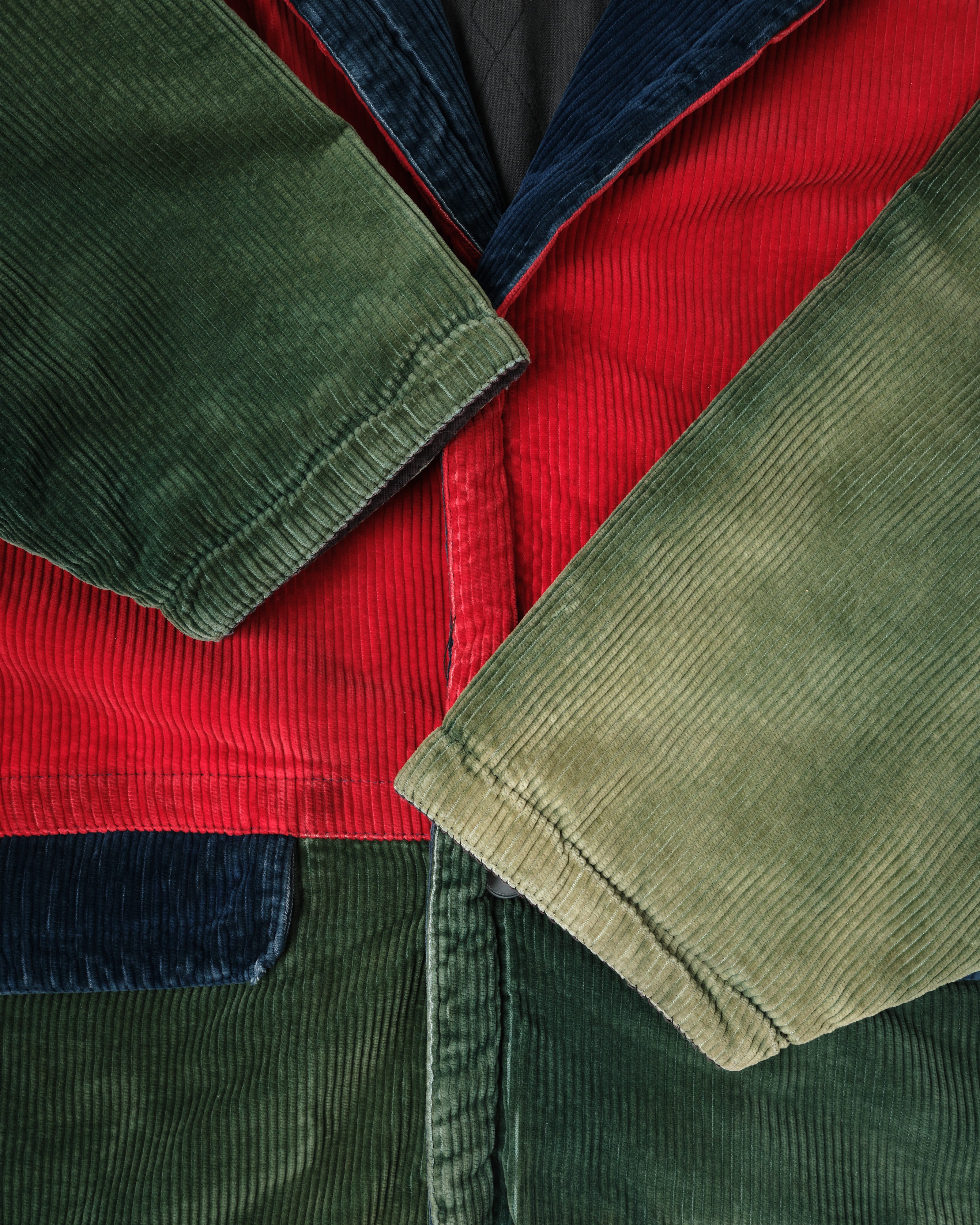 【~90’s】Old NAF NAF Crazy Pattern Corduroy Jacket