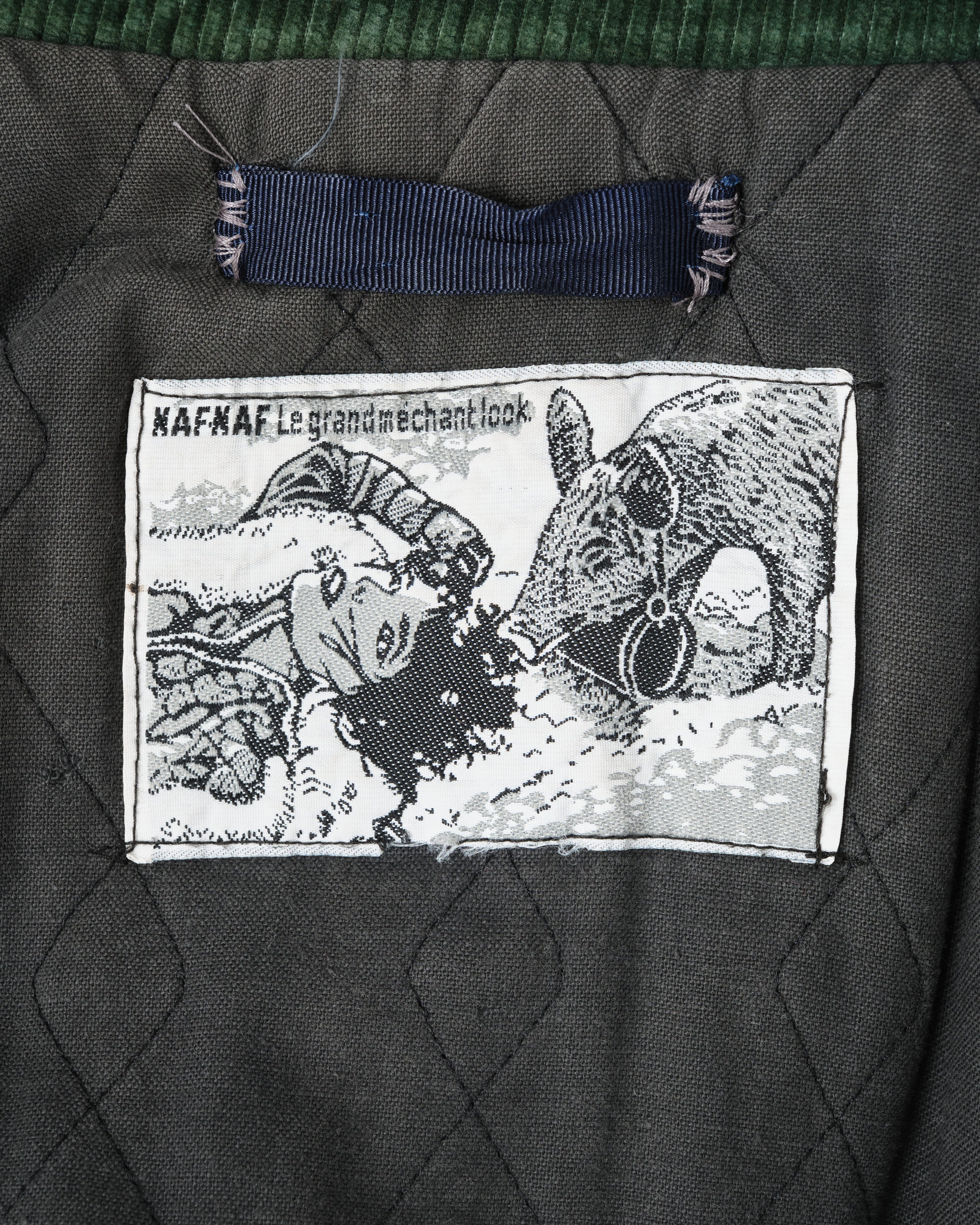 【~90’s】Old NAF NAF Crazy Pattern Corduroy Jacket