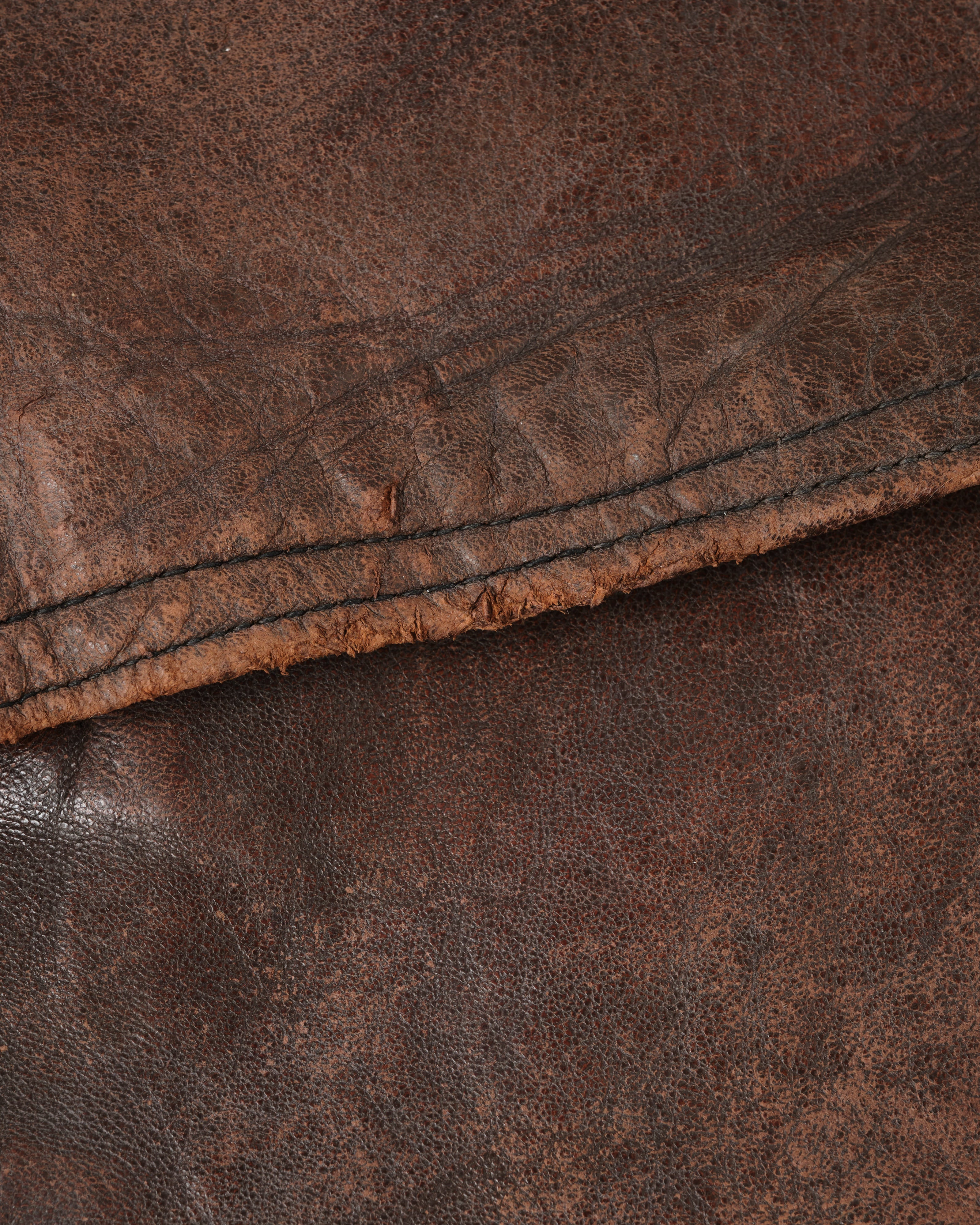 【~40's】French Army Cavalier Leather Vest