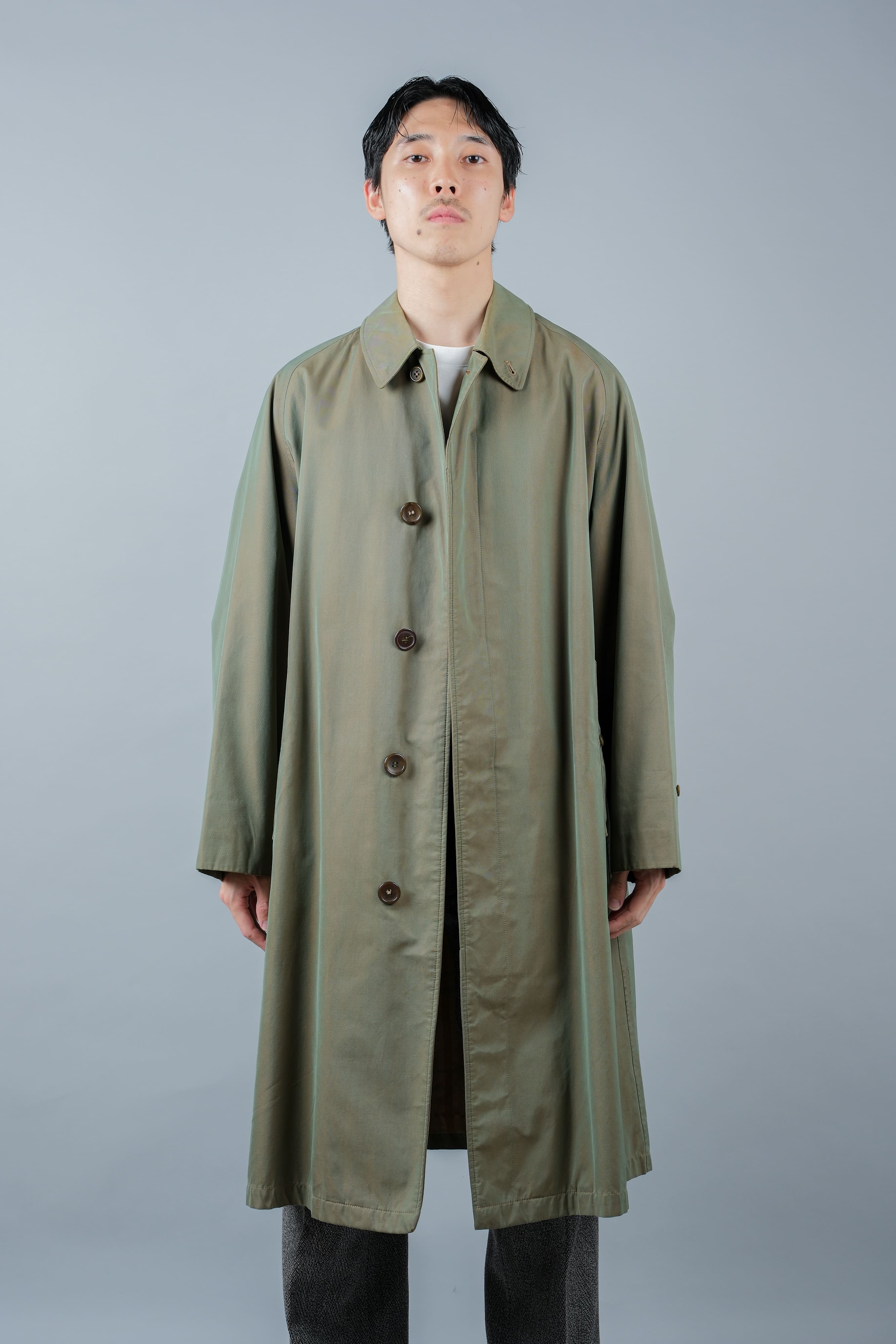 【~60's】Vintage Burberrys Single Raglan Balmacaan Coat C100 Size.34REG "COMMANDER Ⅱ" "TAMAMUSHI" "PISSIMBONO GENOA 別注"