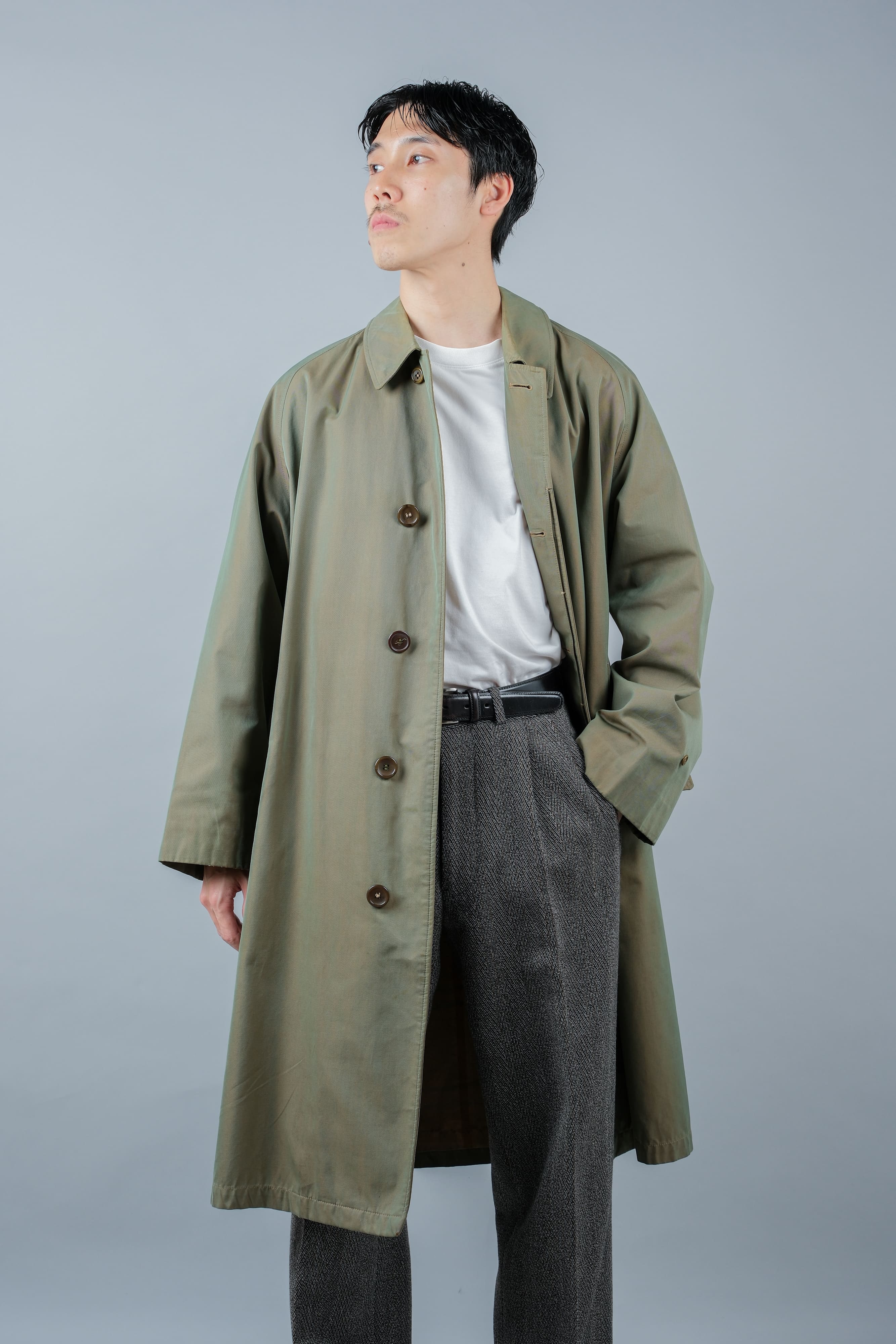 【~60's】Vintage Burberrys Single Raglan Balmacaan Coat C100 Size.34REG "COMMANDER Ⅱ" "TAMAMUSHI" "PISSIMBONO GENOA 別注"