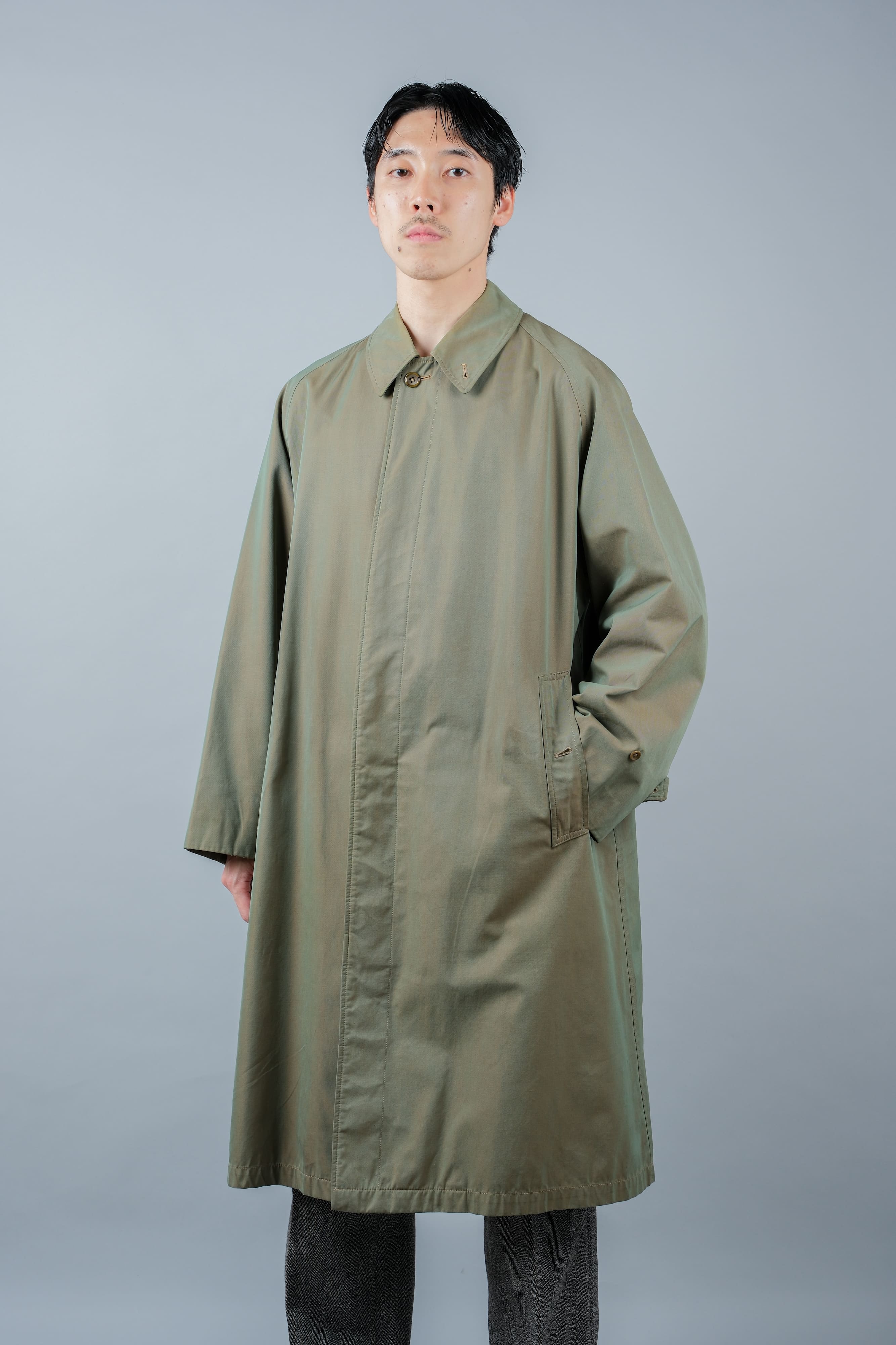 【~60's】Vintage Burberrys Single Raglan Balmacaan Coat C100 Size.34REG "COMMANDER Ⅱ" "TAMAMUSHI" "PISSIMBONO GENOA 別注"