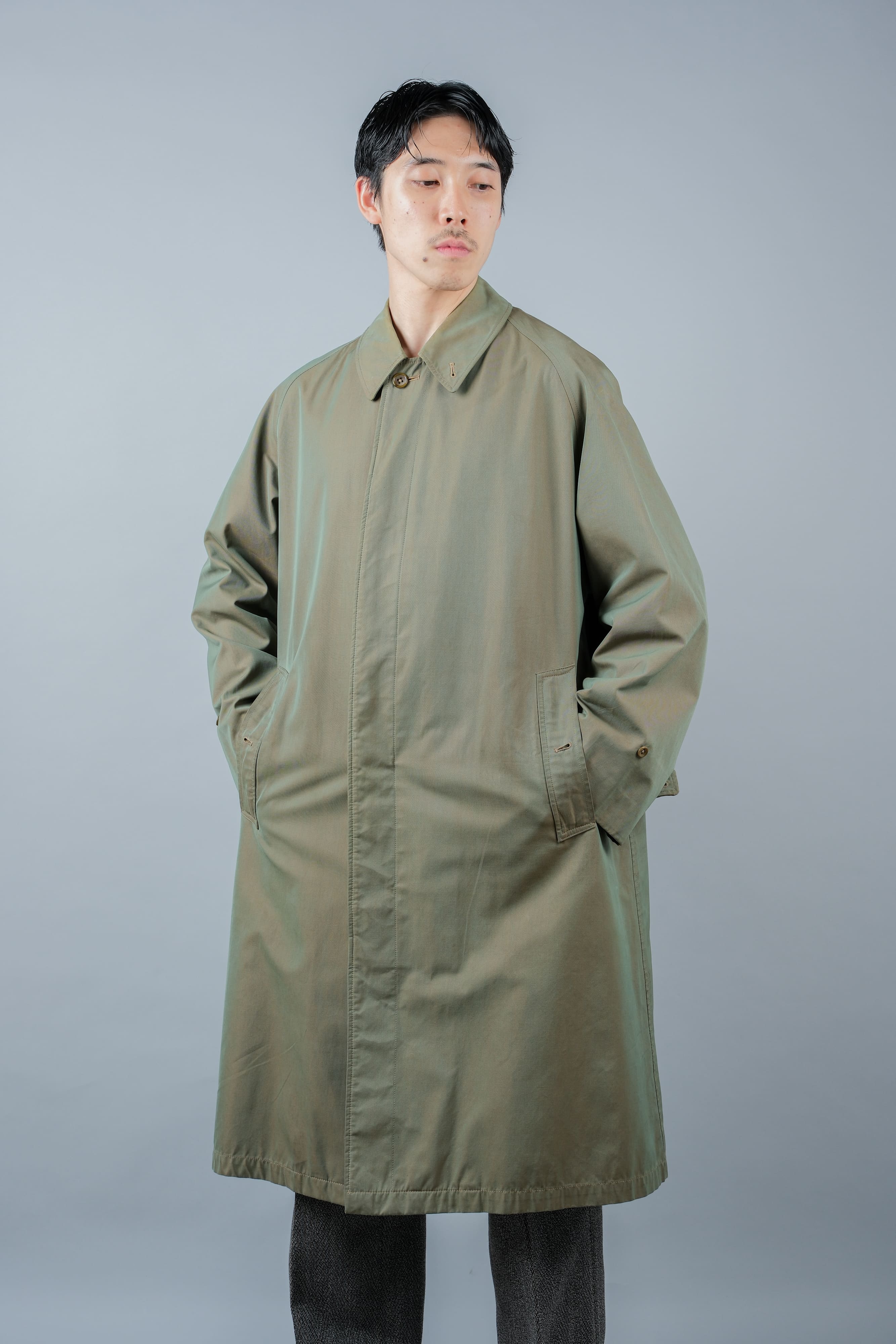 【~60's】Vintage Burberrys Single Raglan Balmacaan Coat C100 Size.34REG "COMMANDER Ⅱ" "TAMAMUSHI" "PISSIMBONO GENOA 別注"