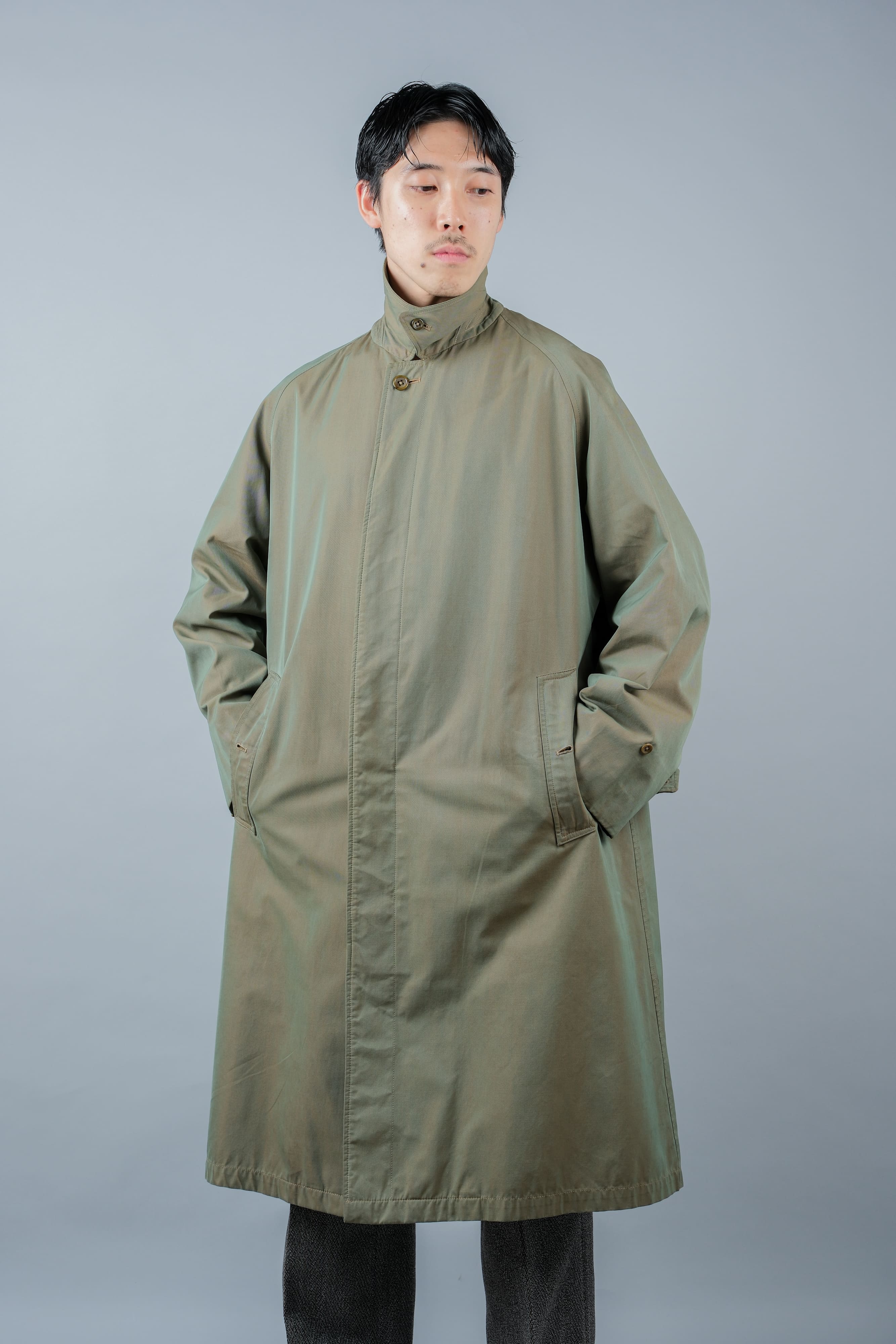 【~60's】Vintage Burberrys Single Raglan Balmacaan Coat C100 Size.34REG "COMMANDER Ⅱ" "TAMAMUSHI" "PISSIMBONO GENOA 別注"