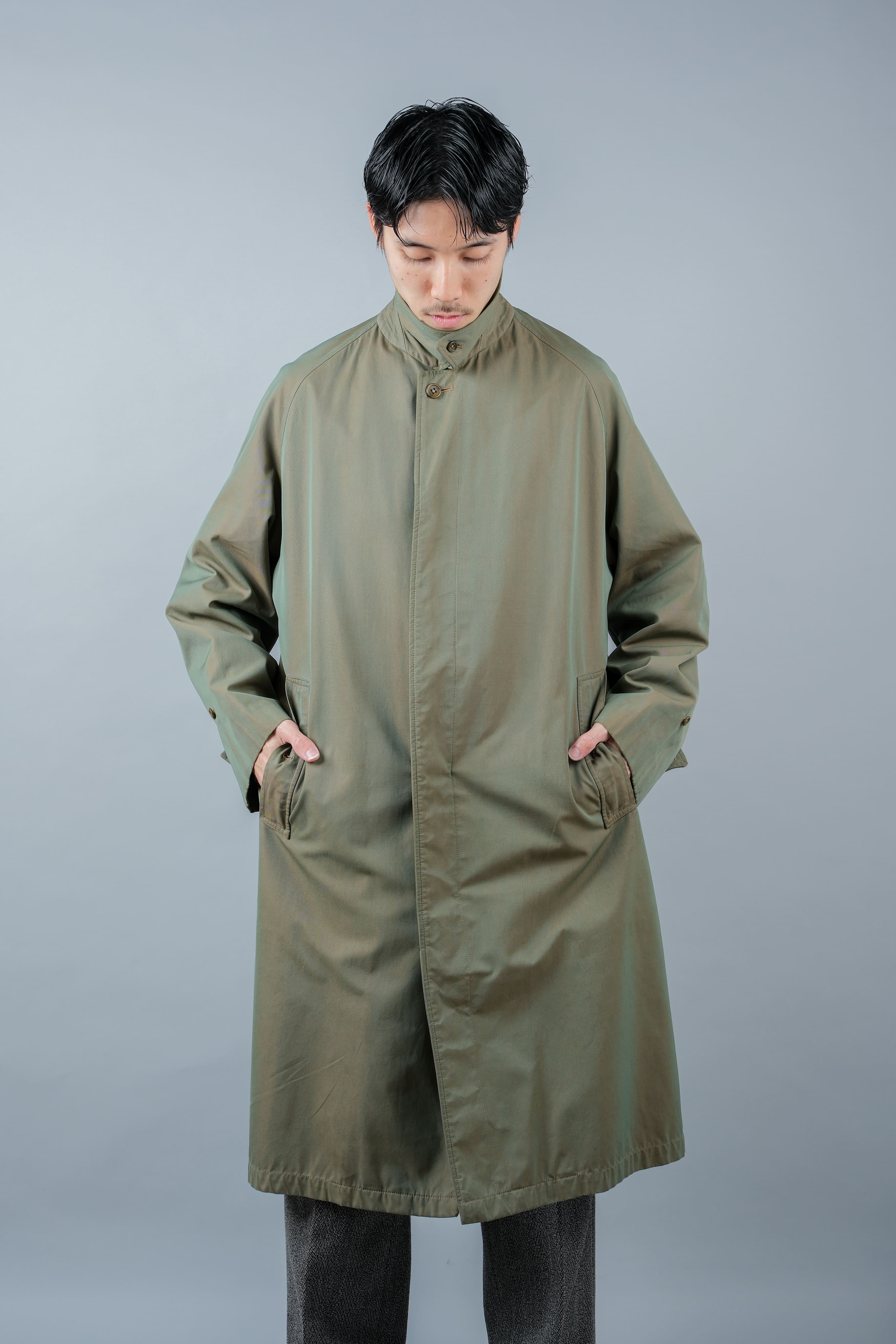 【~60's】Vintage Burberrys Single Raglan Balmacaan Coat C100 Size.34REG "COMMANDER Ⅱ" "TAMAMUSHI" "PISSIMBONO GENOA 別注"