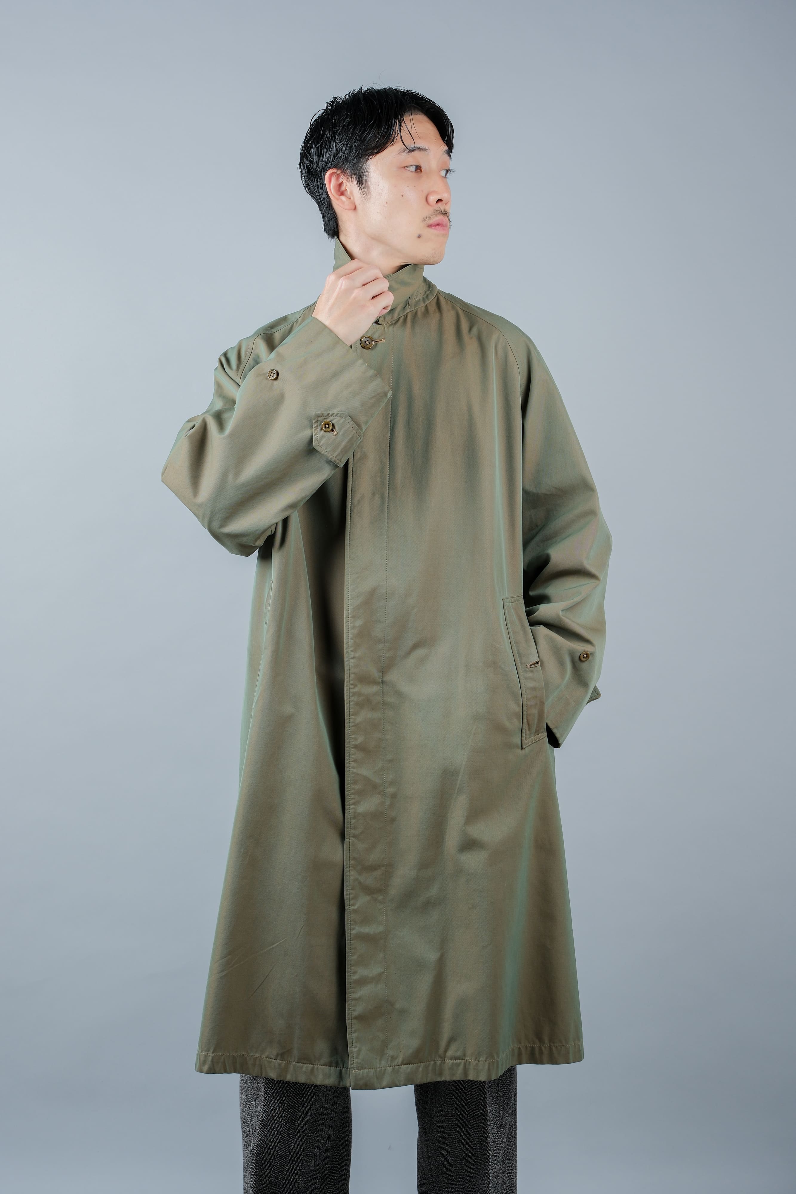 【~60's】Vintage Burberrys Single Raglan Balmacaan Coat C100 Size.34REG "COMMANDER Ⅱ" "TAMAMUSHI" "PISSIMBONO GENOA 別注"
