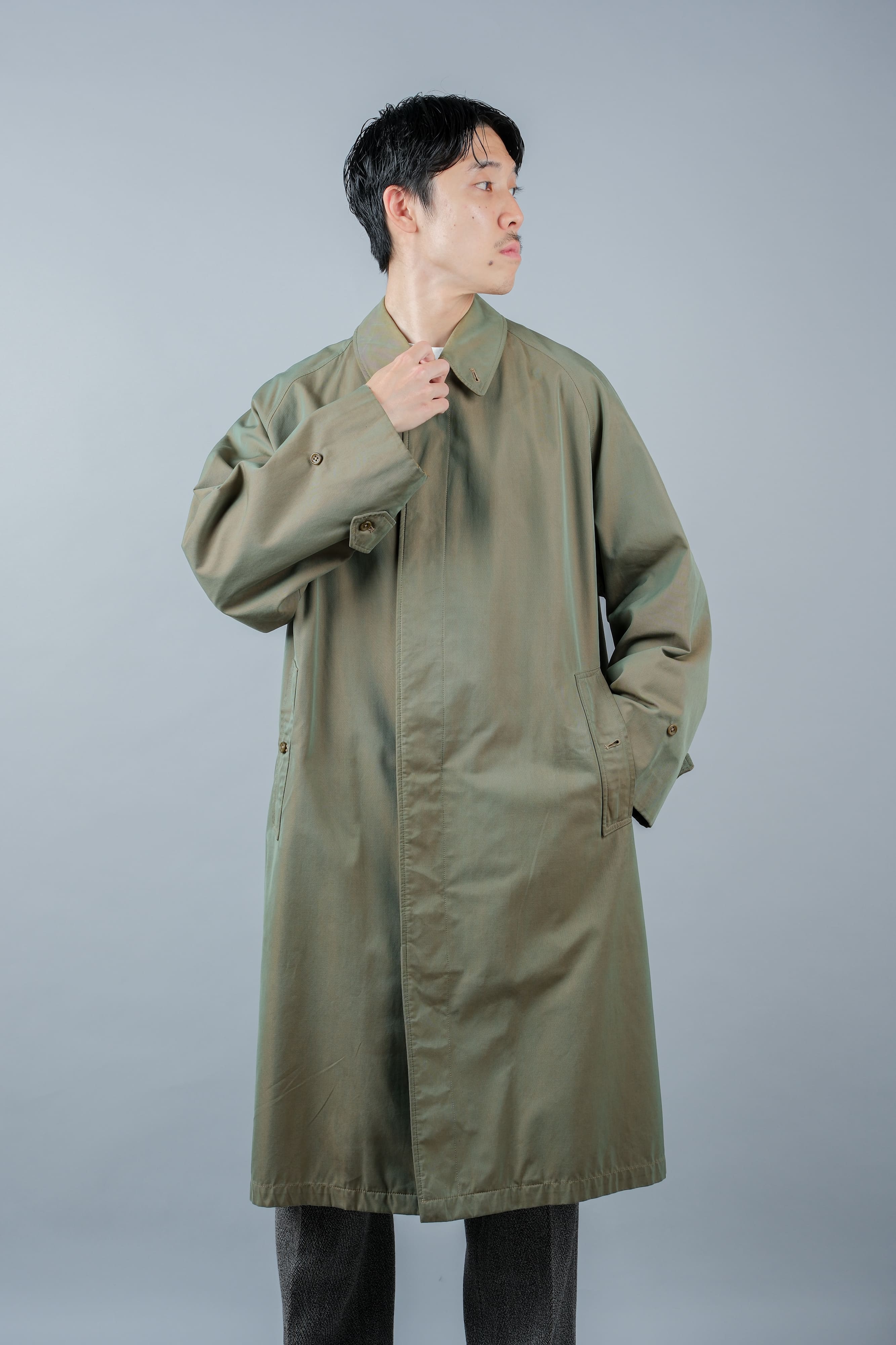 【~60's】Vintage Burberrys Single Raglan Balmacaan Coat C100 Size.34REG "COMMANDER Ⅱ" "TAMAMUSHI" "PISSIMBONO GENOA 別注"