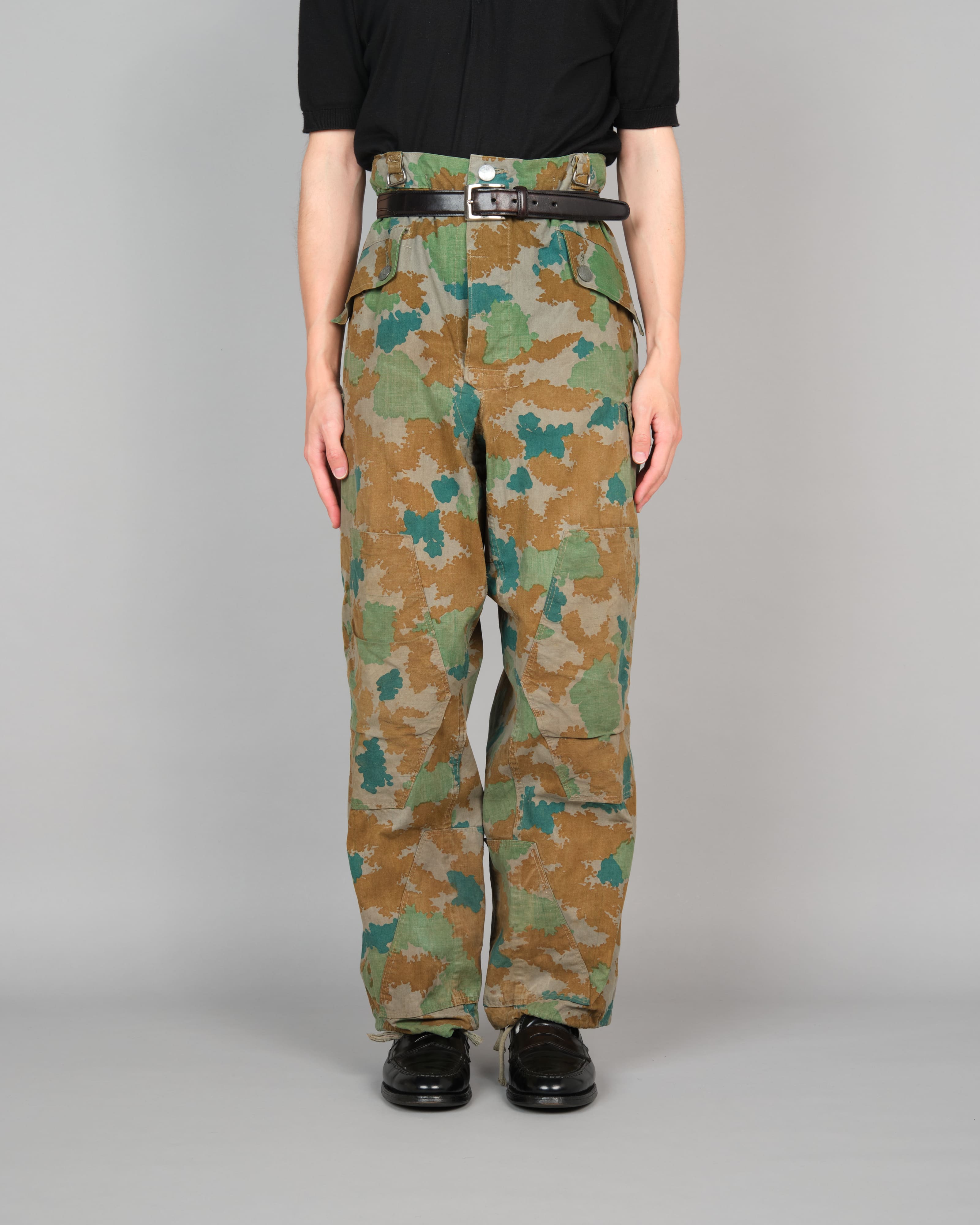 【~60's】East German Army Blumentarn Camouflage Sniper Trousers Size.2 "NVA"