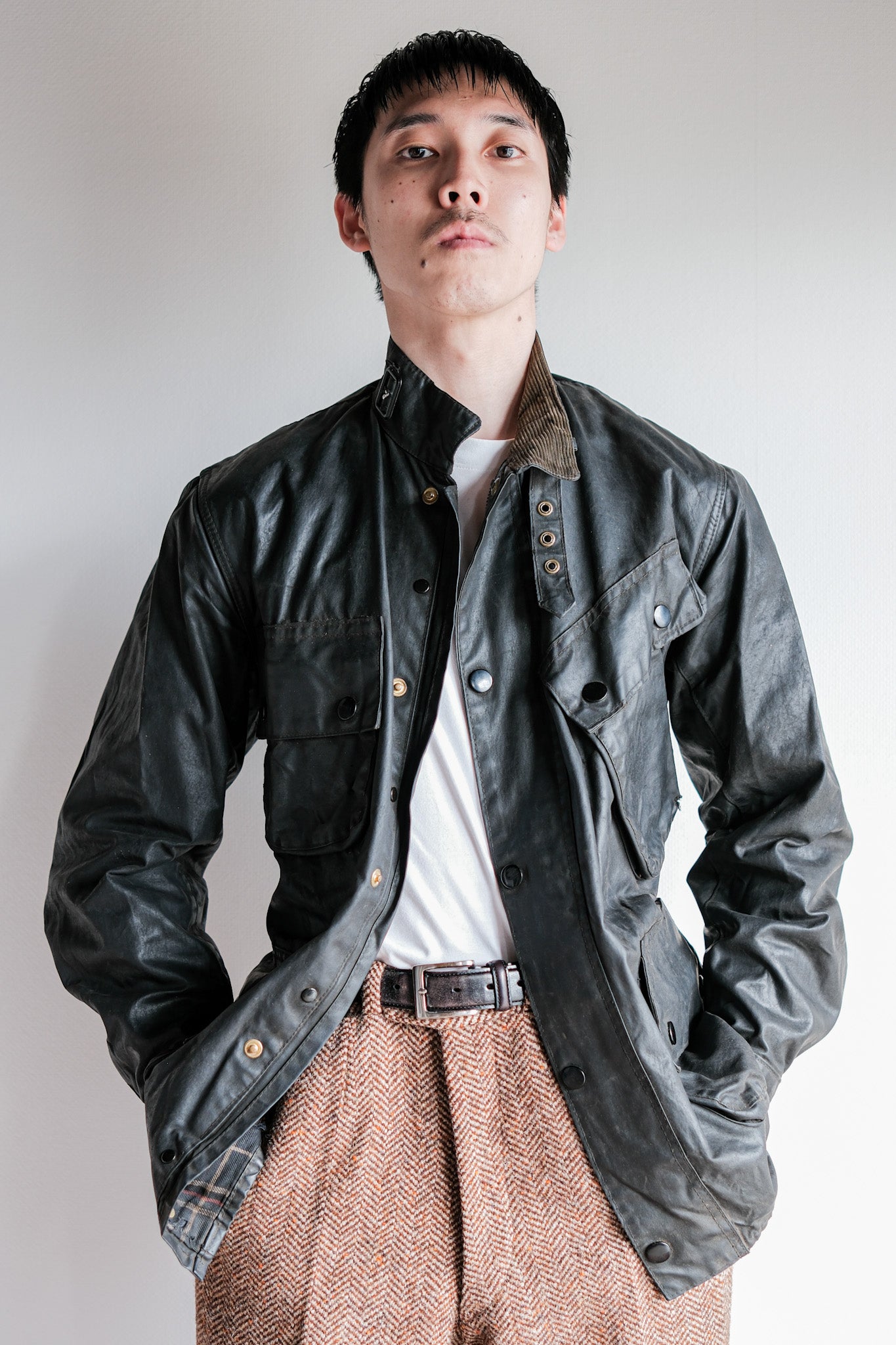 【~70's】Vintage Barbour "International Suit" 1 Crest "Gold Label"