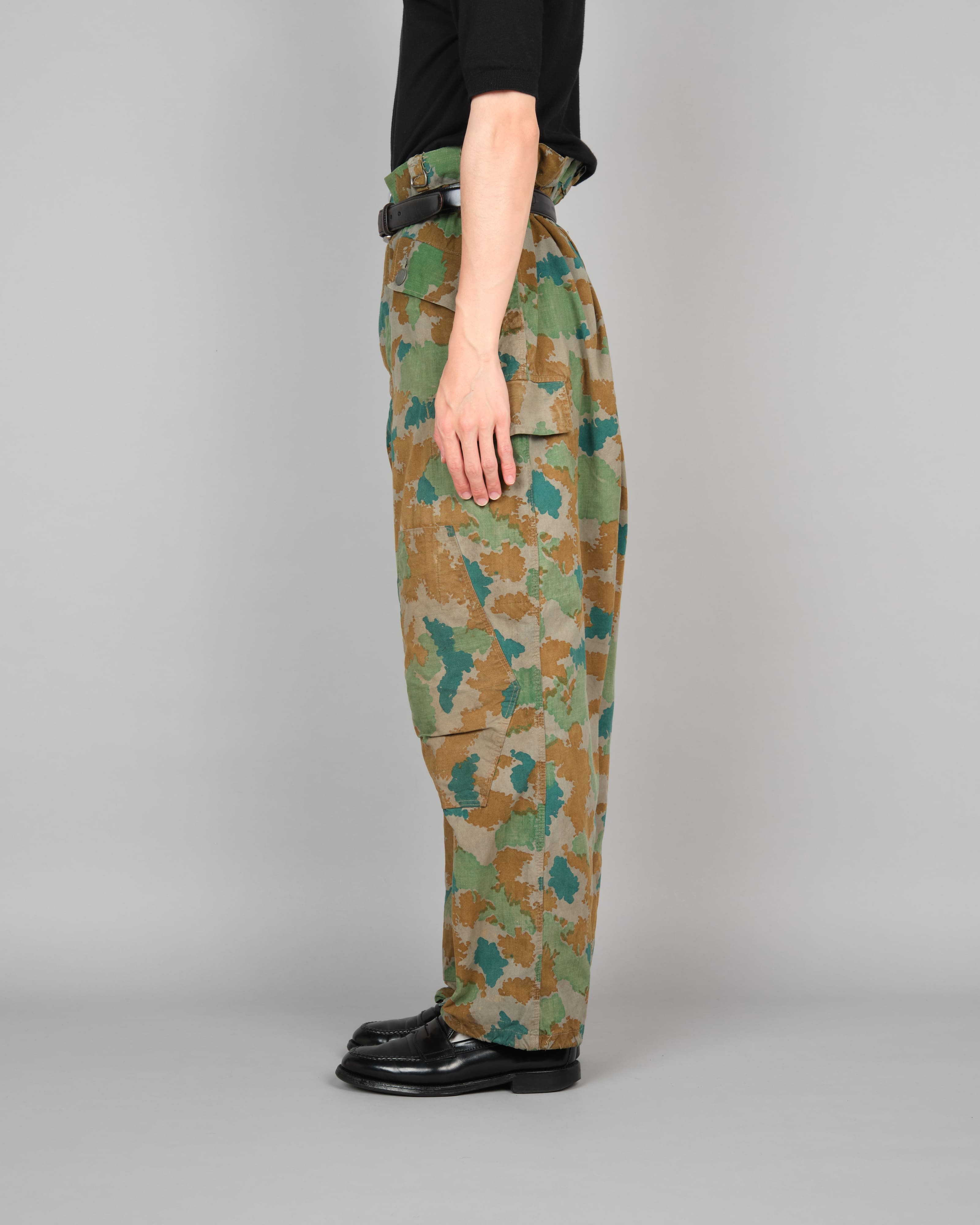 【~60's】East German Army Blumentarn Camouflage Sniper Trousers Size.2 "NVA"