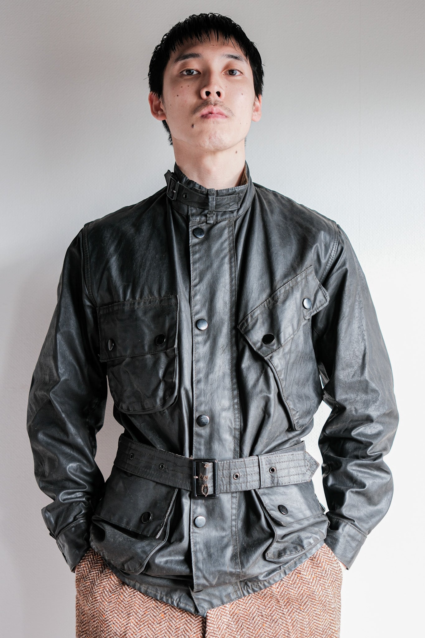 【~70's】Vintage Barbour "International Suit" 1 Crest "Gold Label"